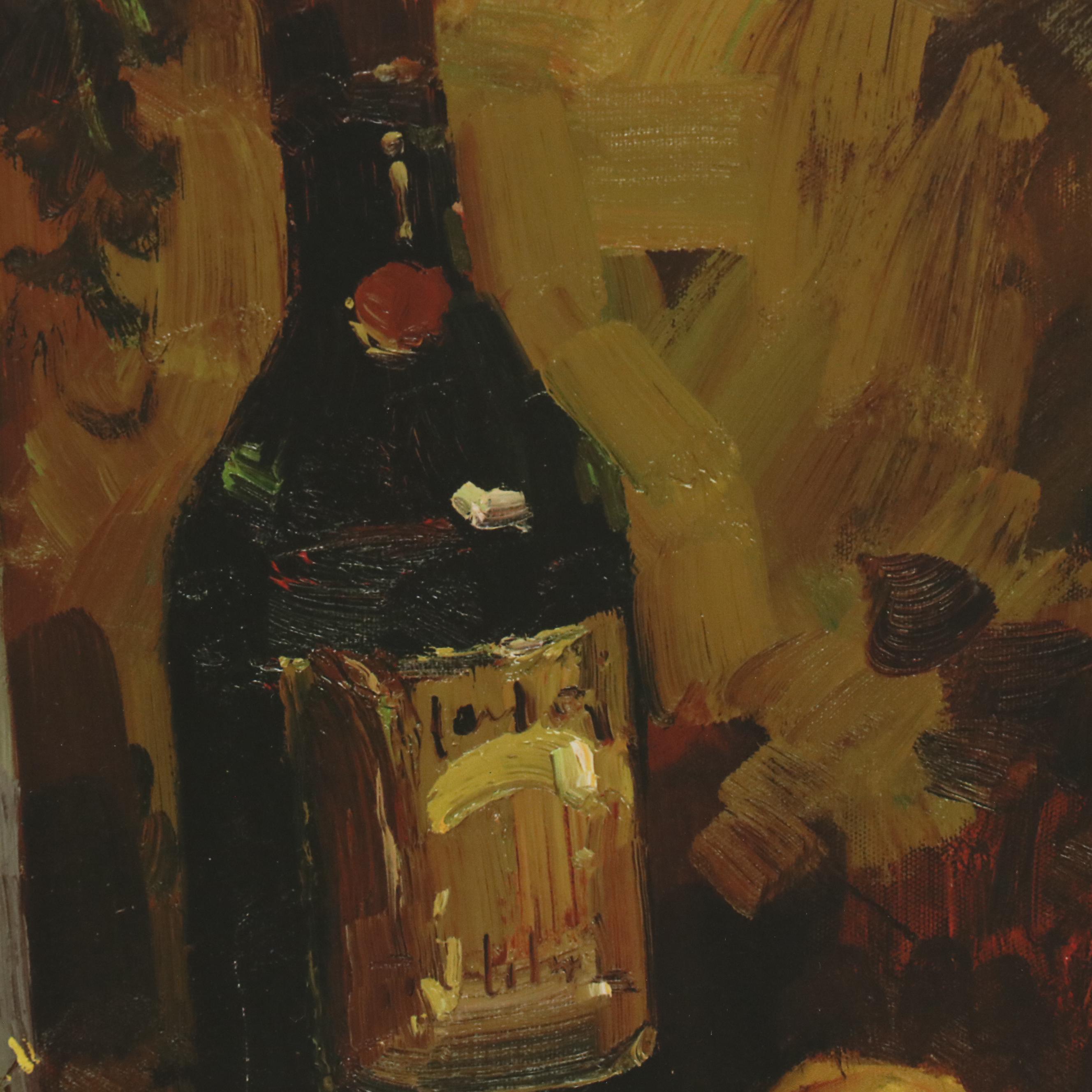 Still Life Giclée with Lilies and a Violin