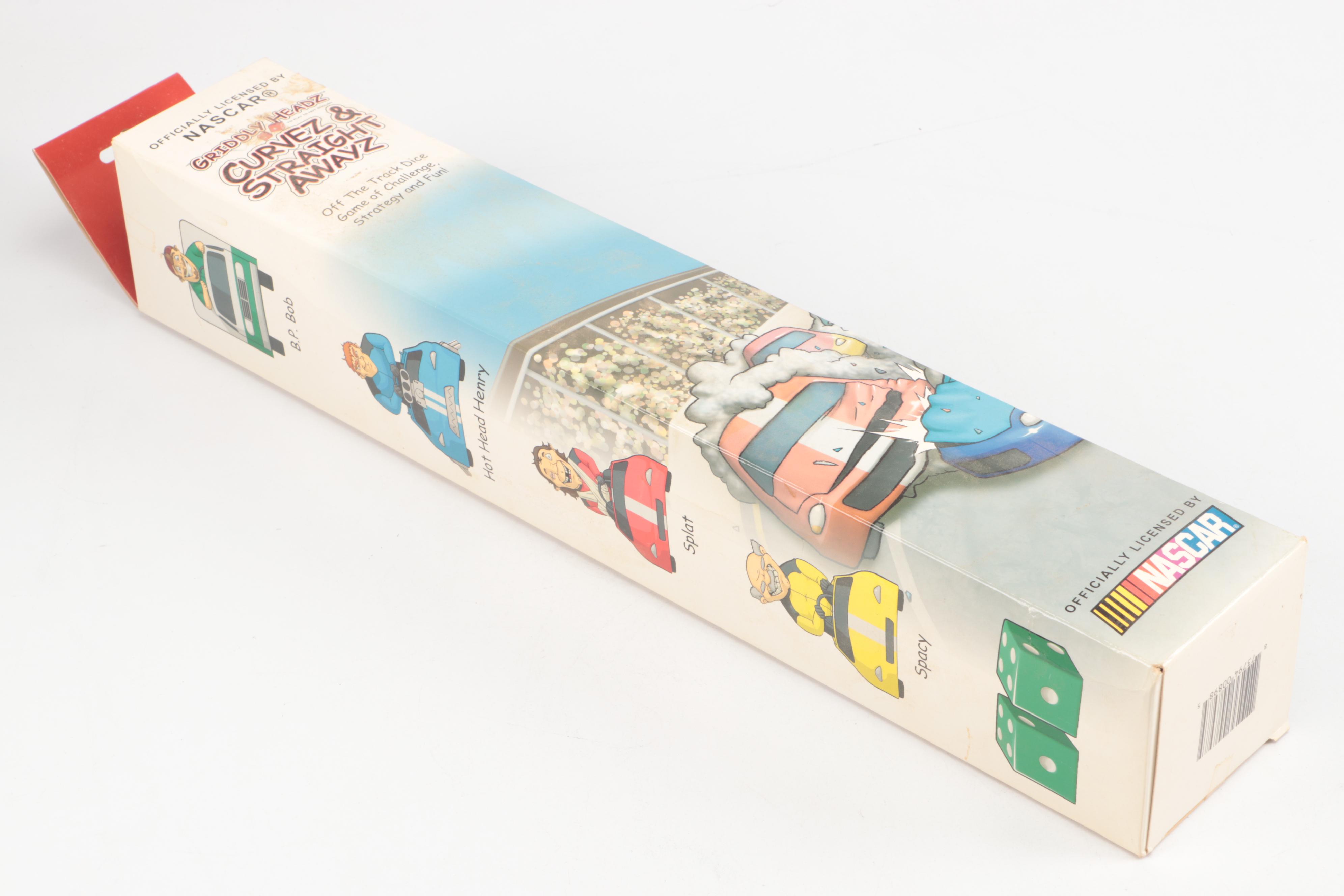 Mario Andretti Signed Racing Rage with Other Sports Themed Board Games