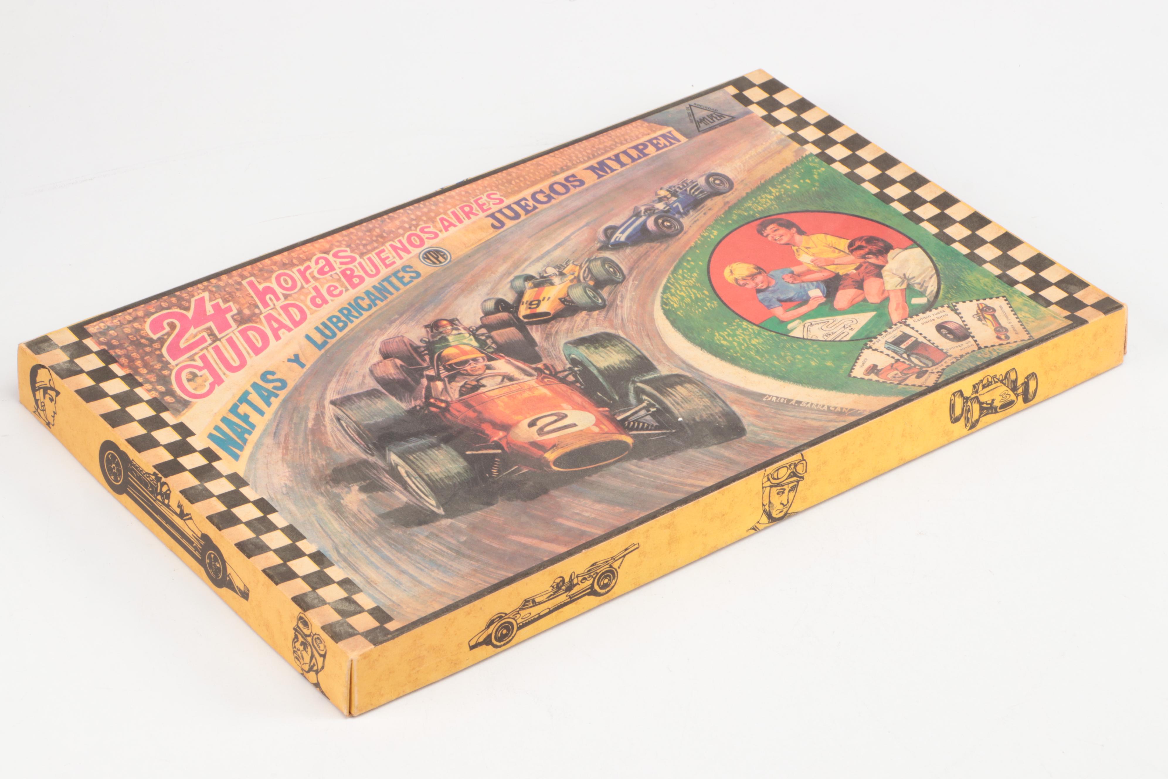 Mario Andretti Signed Racing Rage with Other Sports Themed Board Games