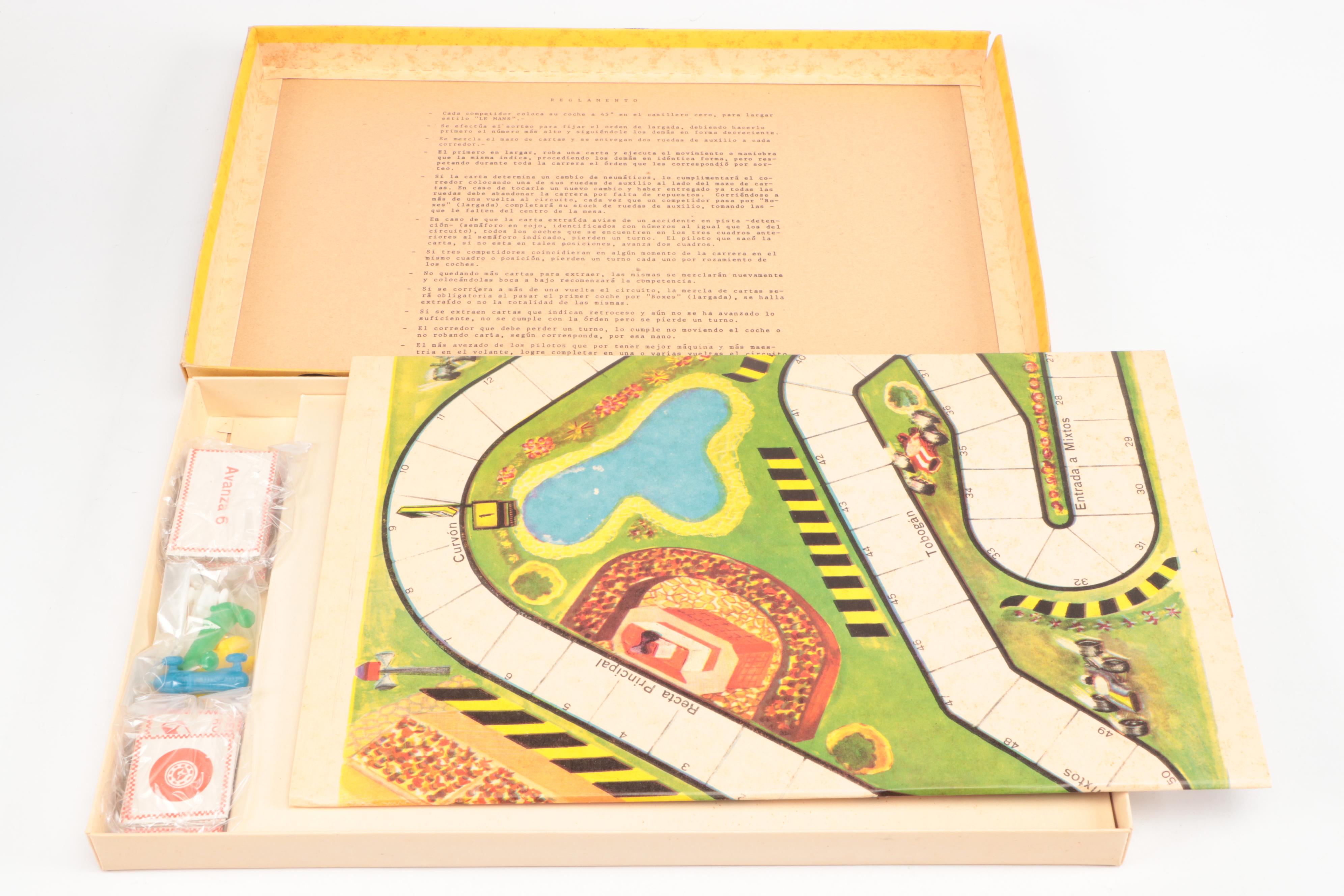 Mario Andretti Signed Racing Rage with Other Sports Themed Board Games