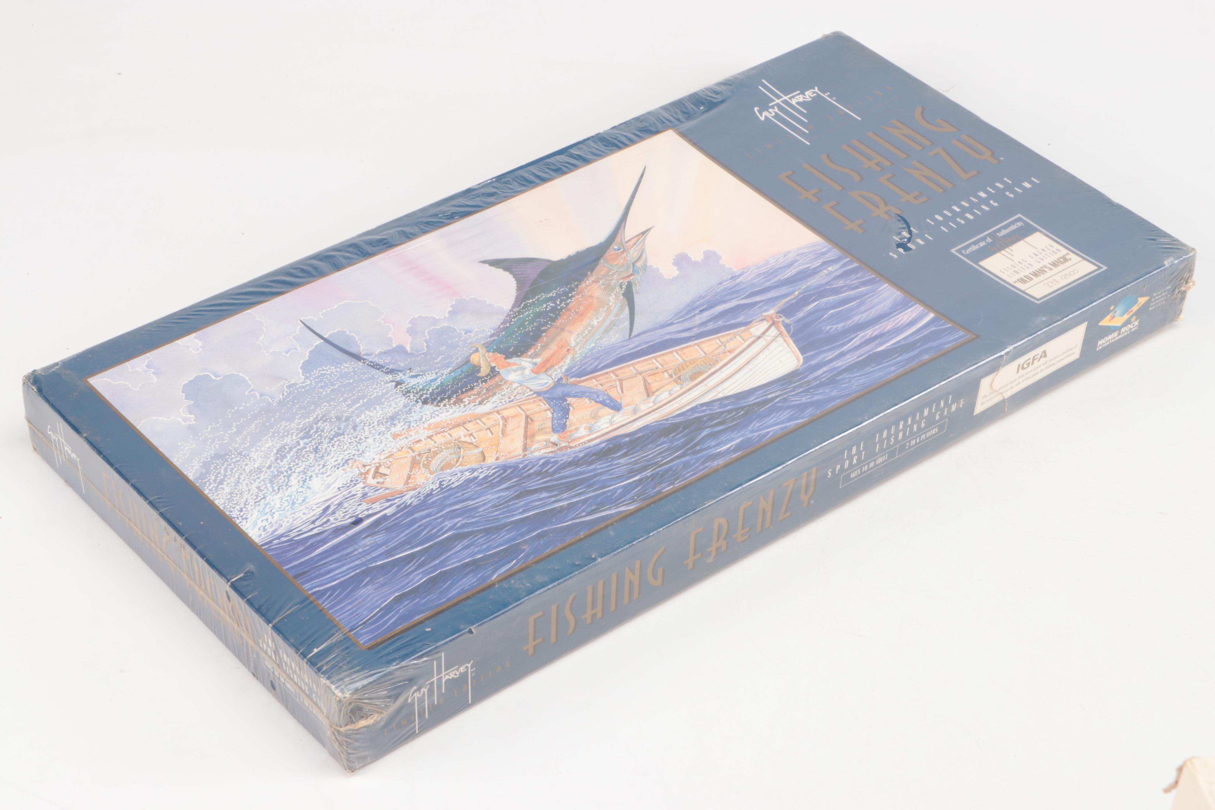 Mario Andretti Signed Racing Rage with Other Sports Themed Board Games