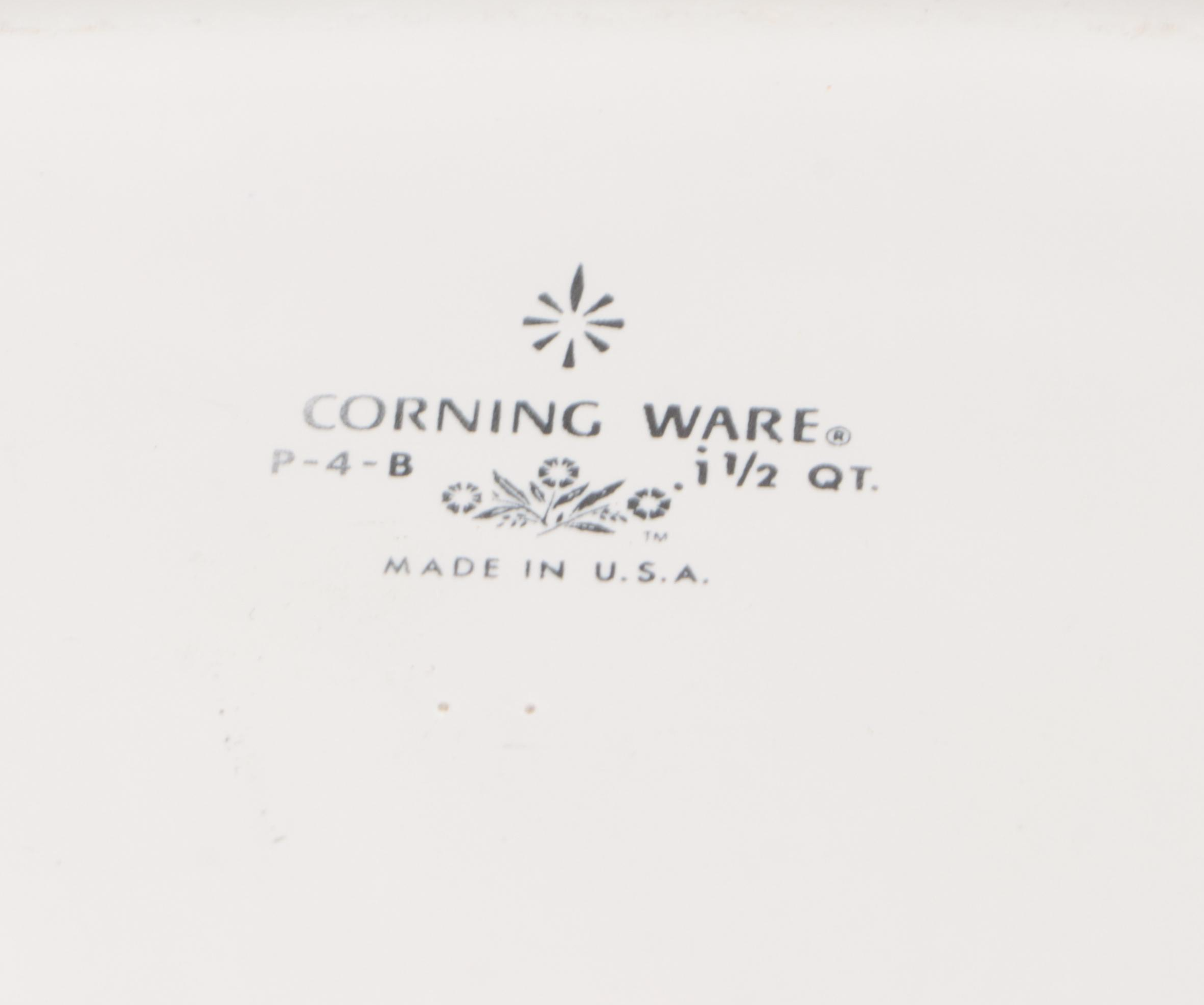 Corning Ware "Cornflower Blue" with Other Bakeware and Tumblers