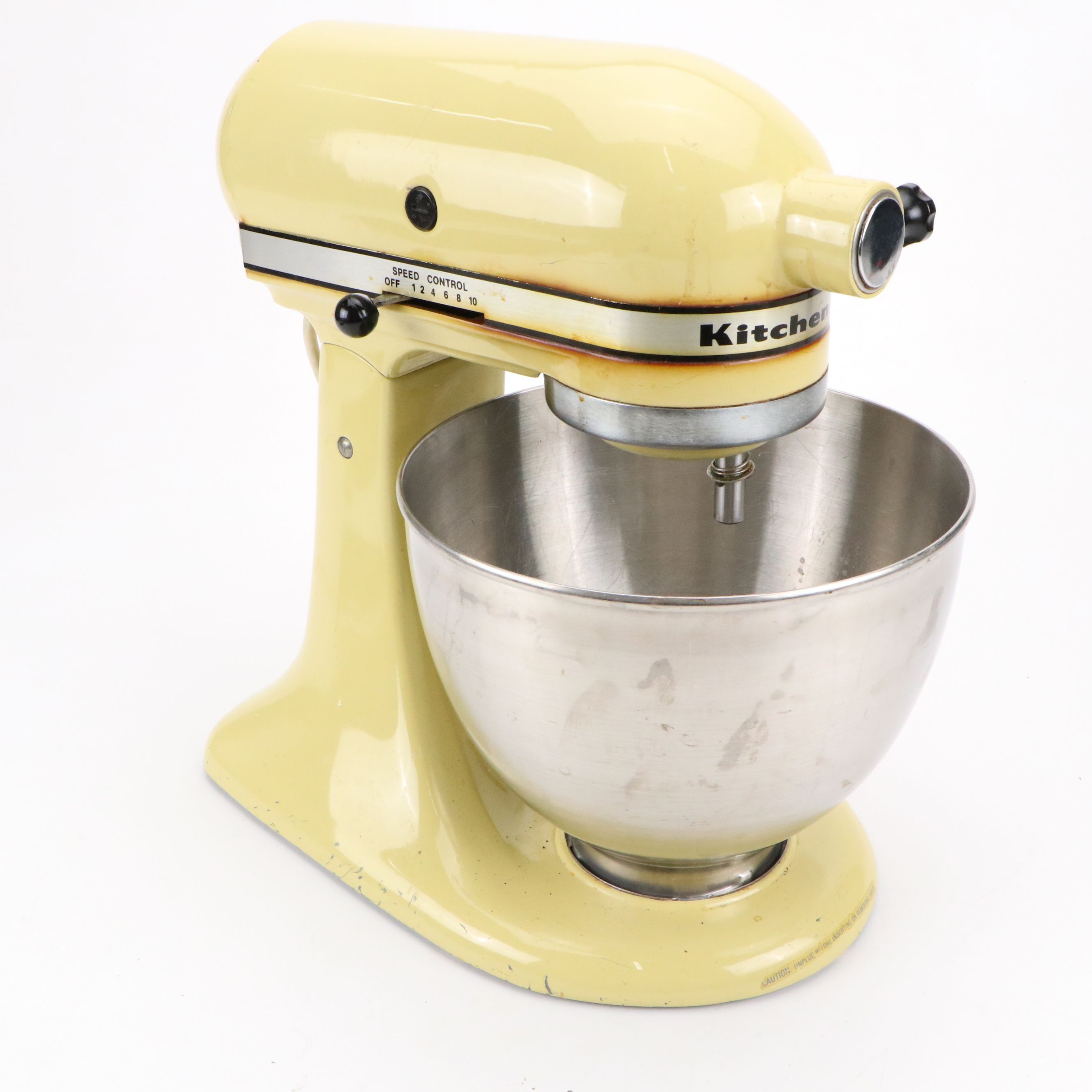 KitchenAid Stand Mixer with Art Deco Style Soda Fountain Containers