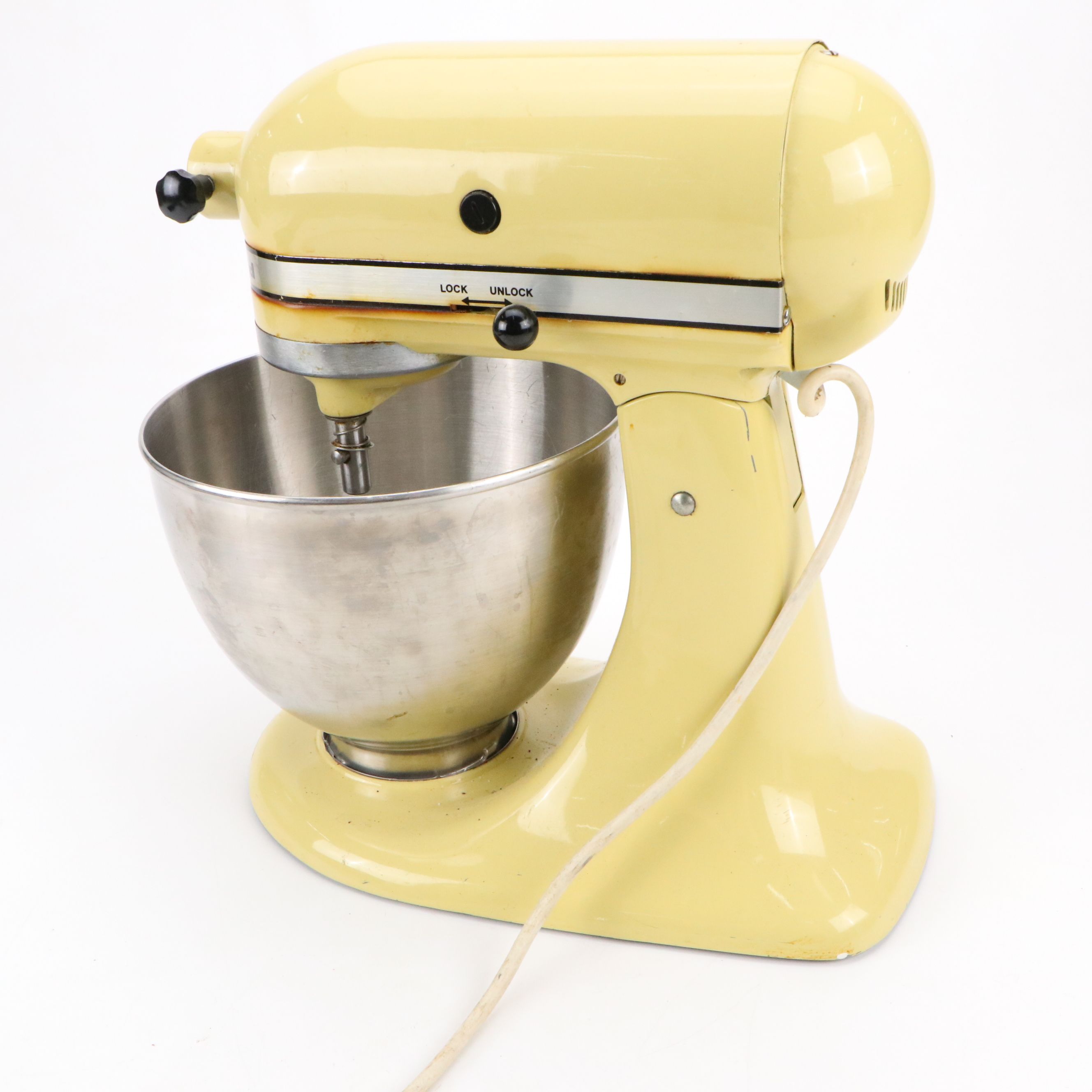 KitchenAid Stand Mixer with Art Deco Style Soda Fountain Containers