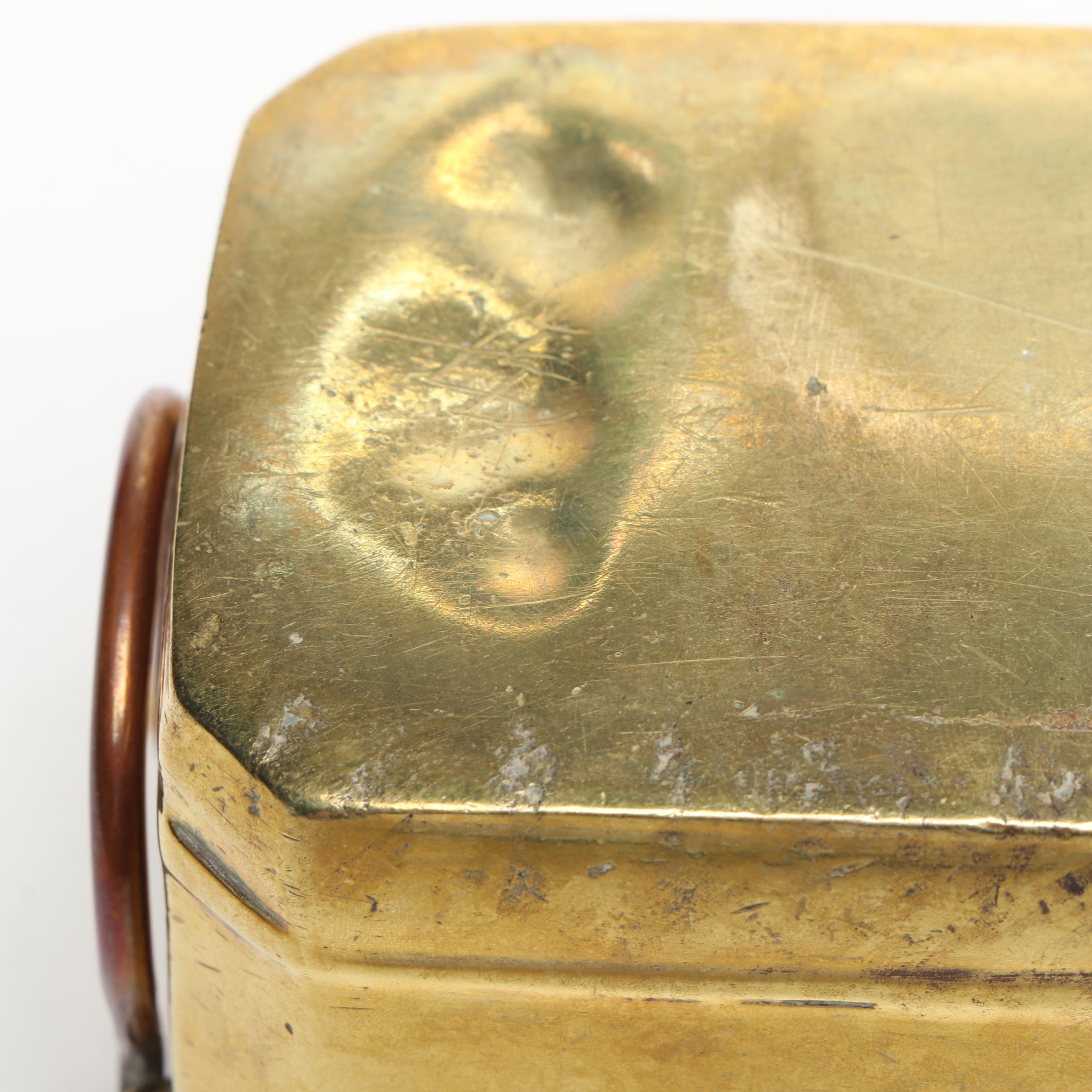 Brass Plate Betel Nut Box & Abacuses on Green Marble Slabs, Sports Whistle