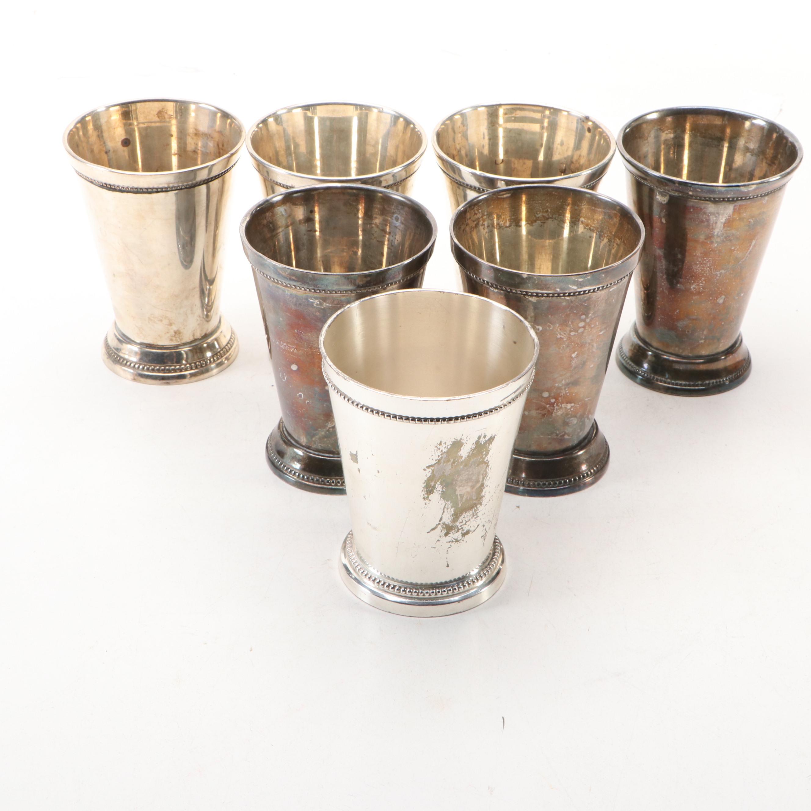 "The Kentucky Mint Julep" Book with Julep Cups and Copper Beverage Tub