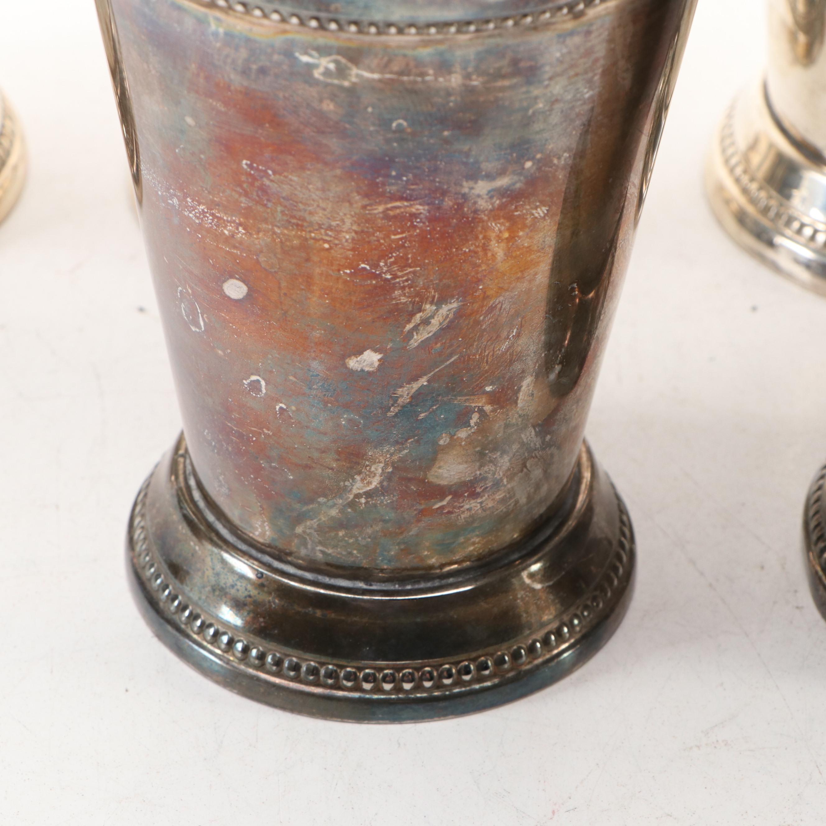 "The Kentucky Mint Julep" Book with Julep Cups and Copper Beverage Tub