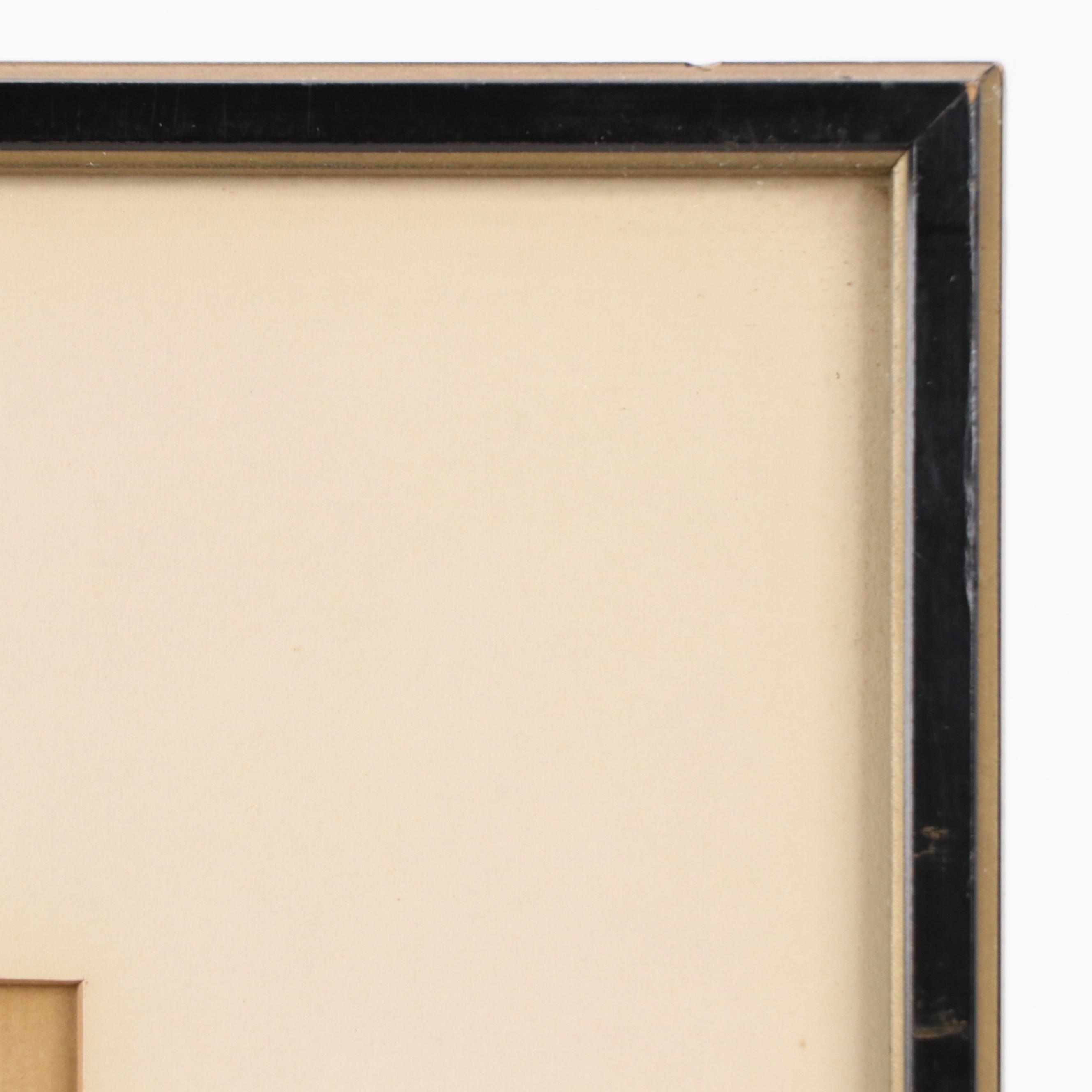 Etching After Giovanni Battista Moroni "Portrait of a Man Holding a Letter"