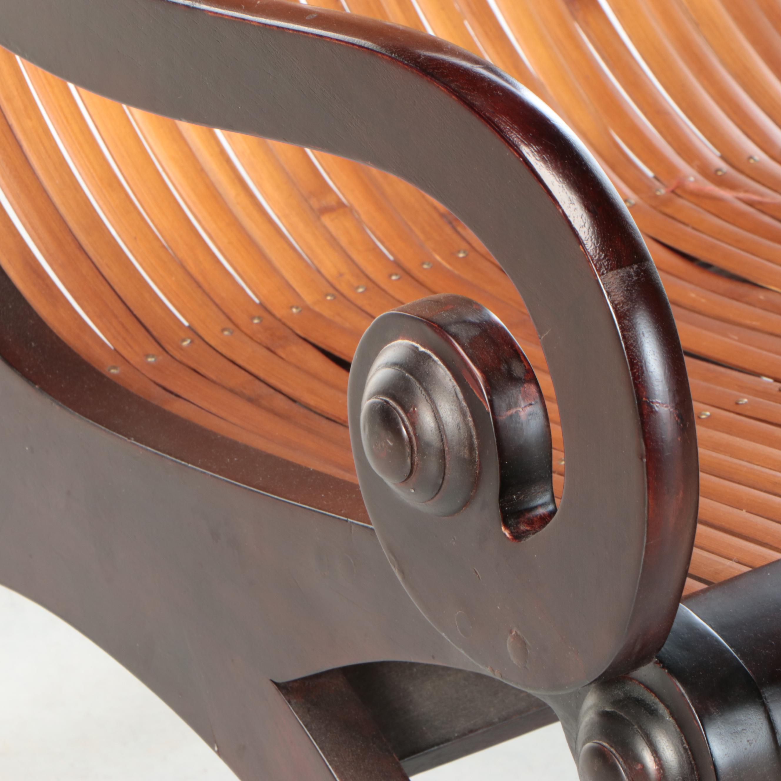 Campeche with Split Bamboo Seat