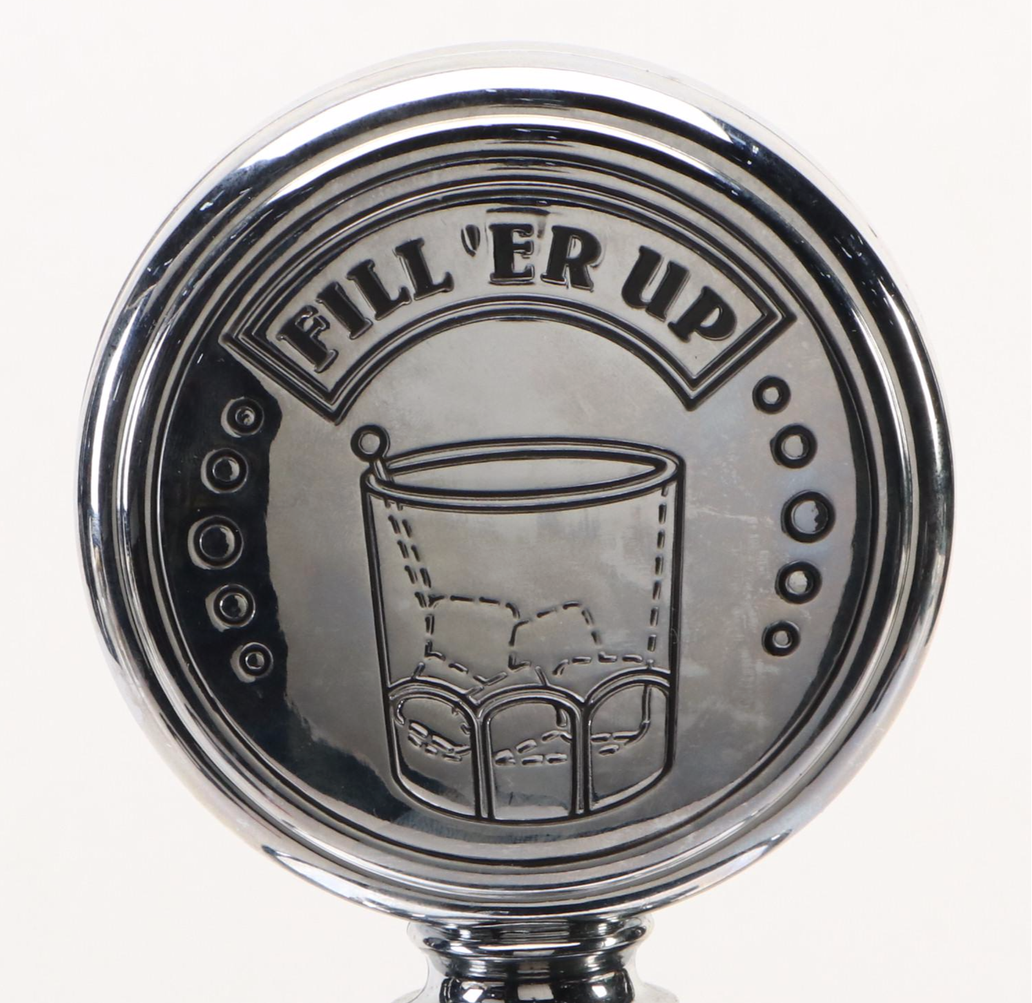 Godinger "Fill 'Er Up" Metal Liquor Dispenser