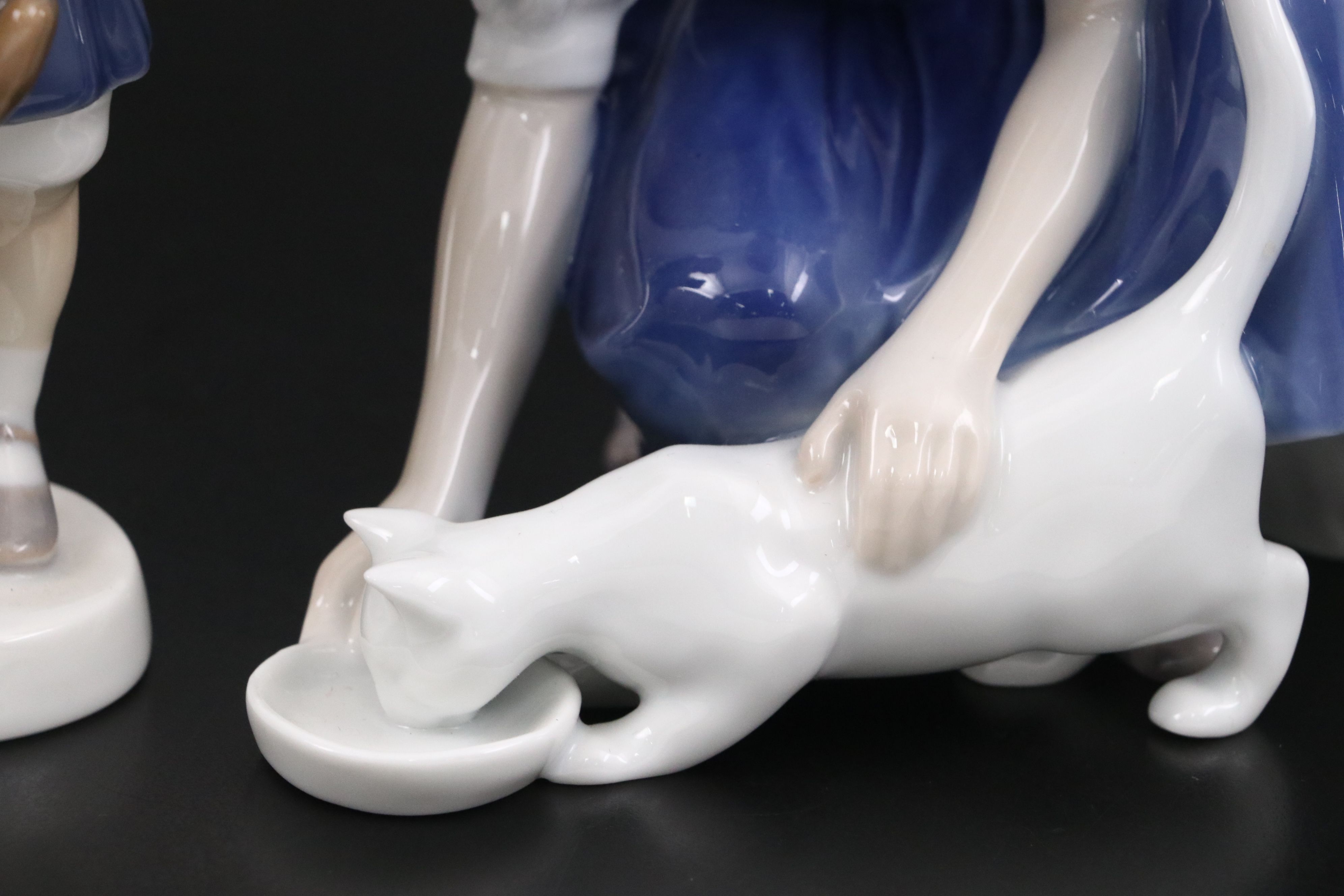 Bing & Grøndahl Porcelain Figurines of Children and Their Pets