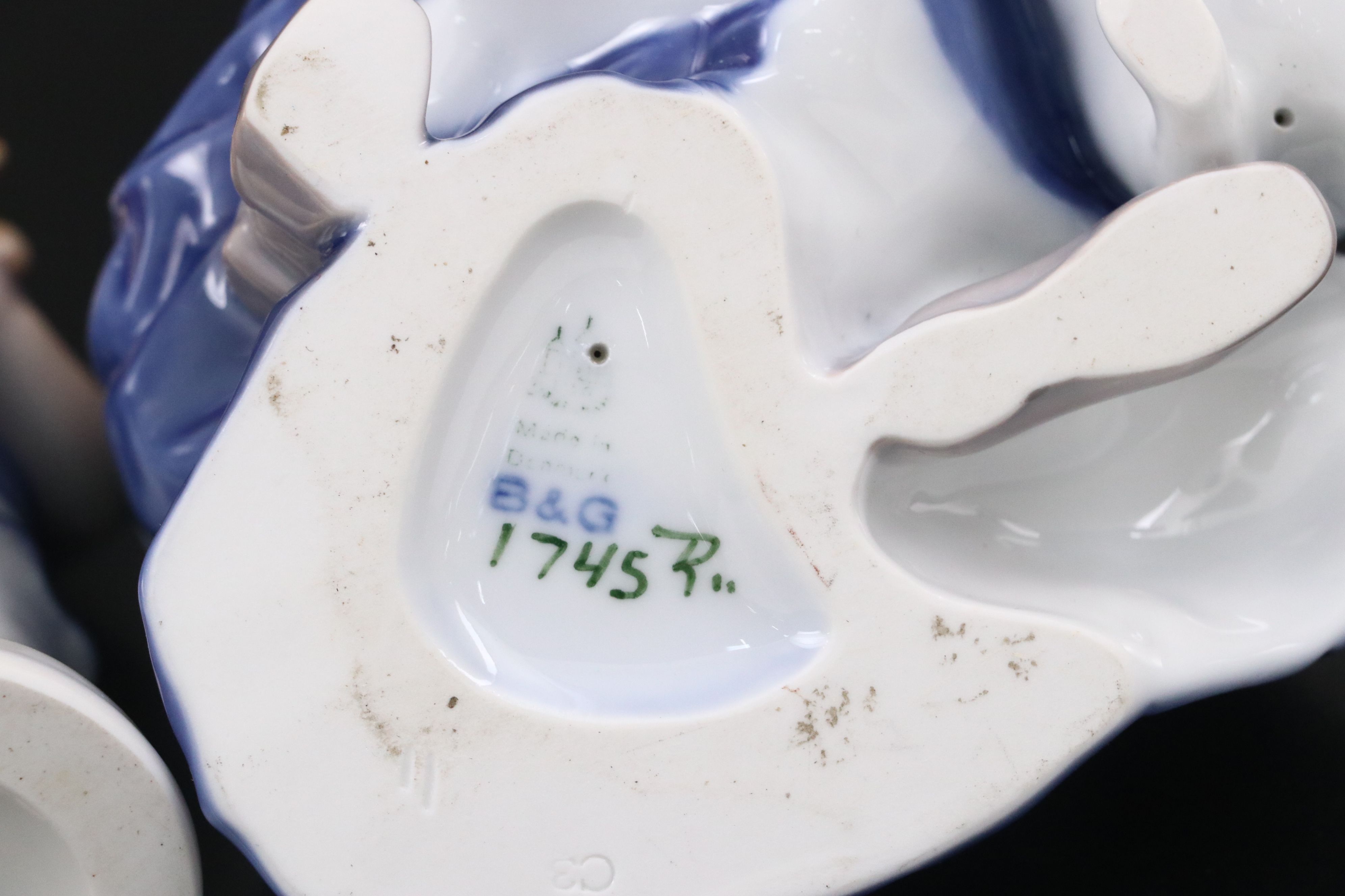 Bing & Grøndahl Porcelain Figurines of Children and Their Pets