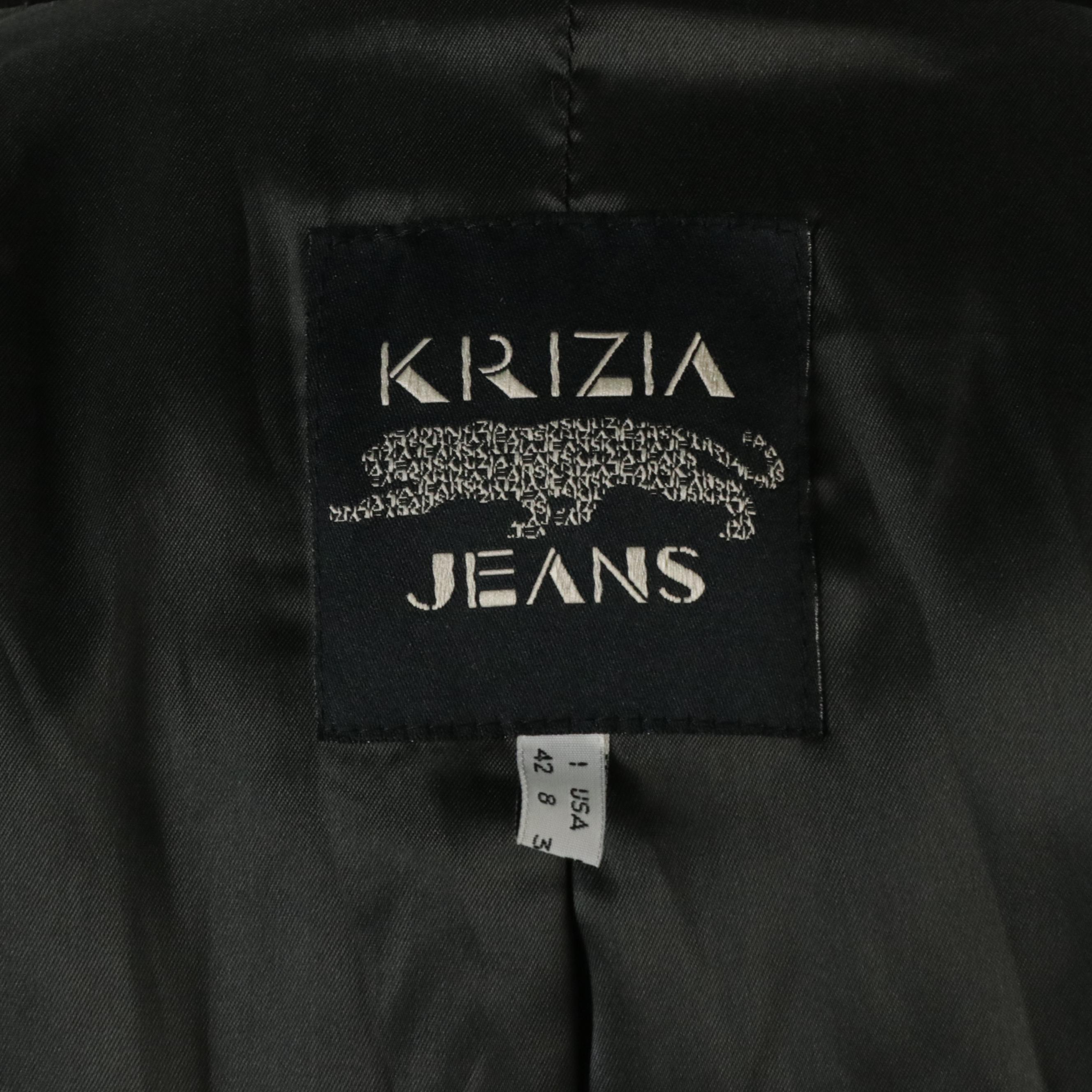 Krizia Jeans Button-Front Blazer