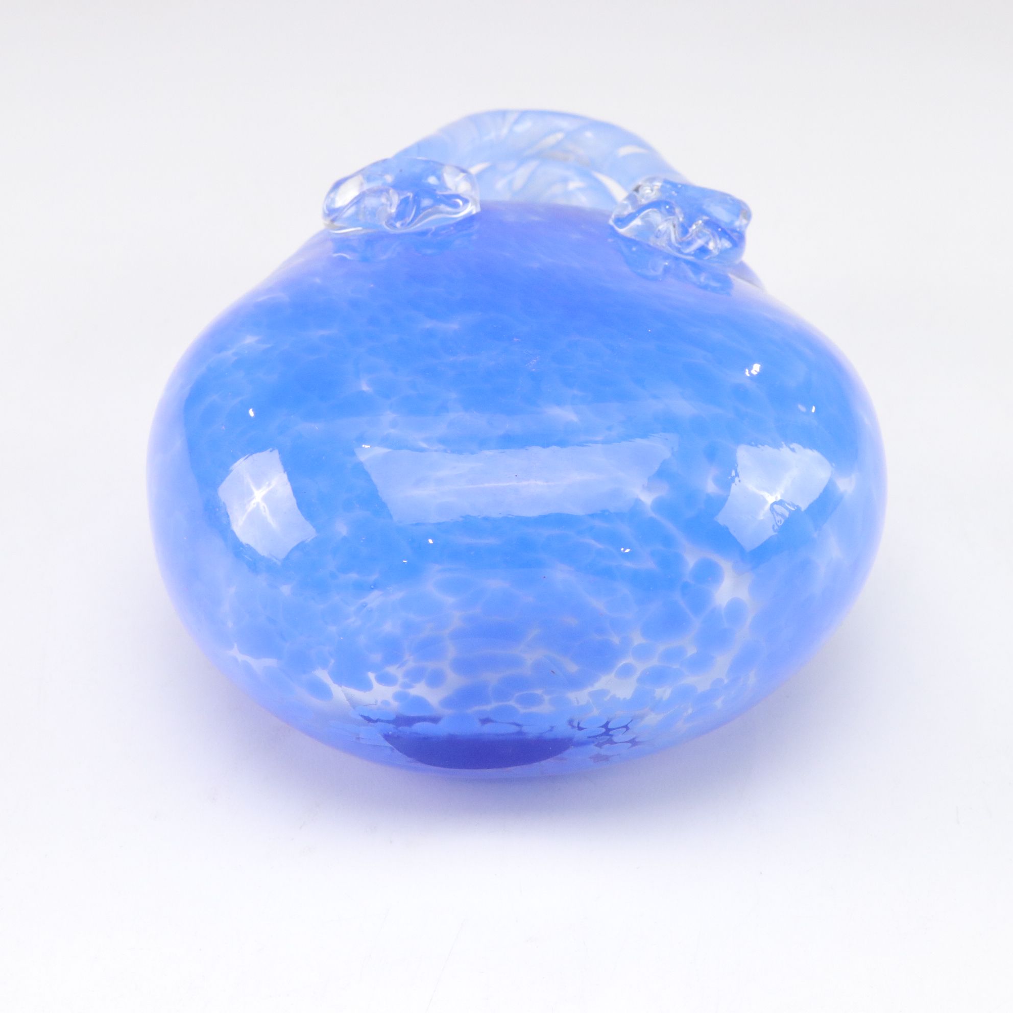 Three Blown Cased Glass Handbags