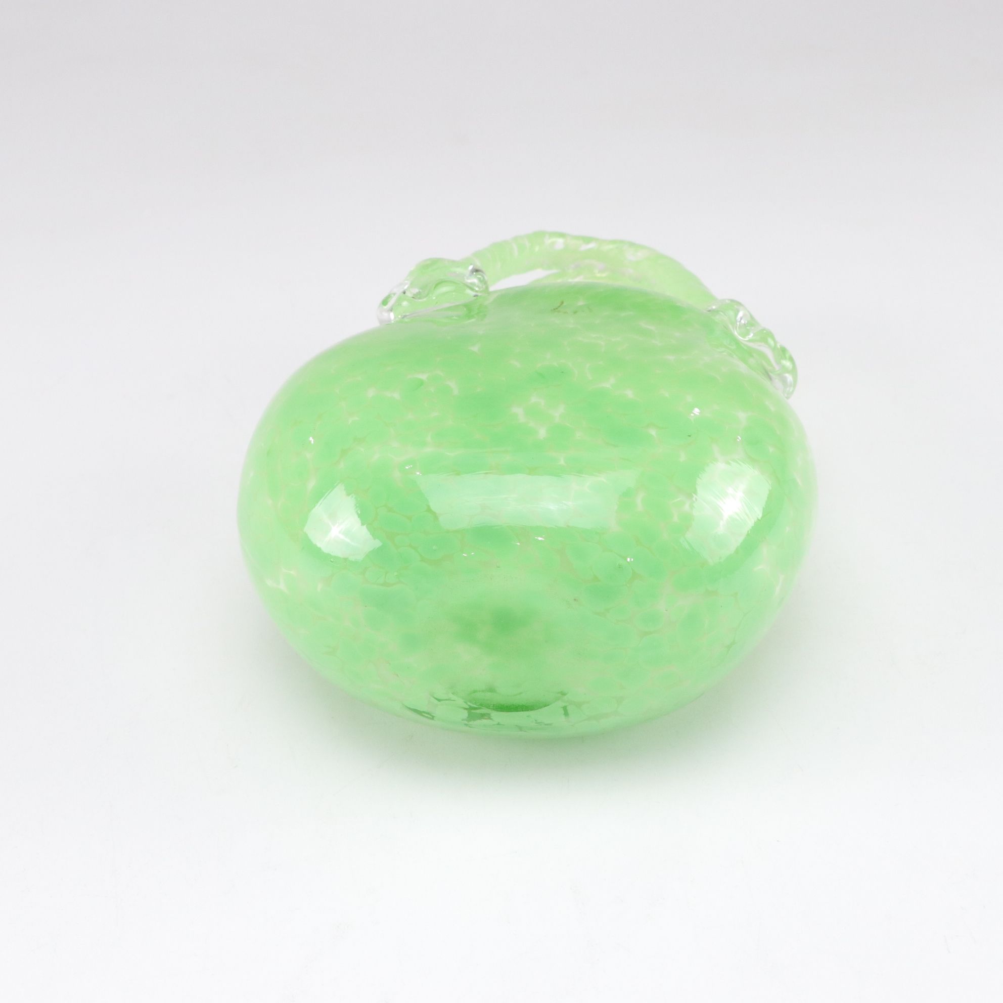 Three Blown Cased Glass Handbags