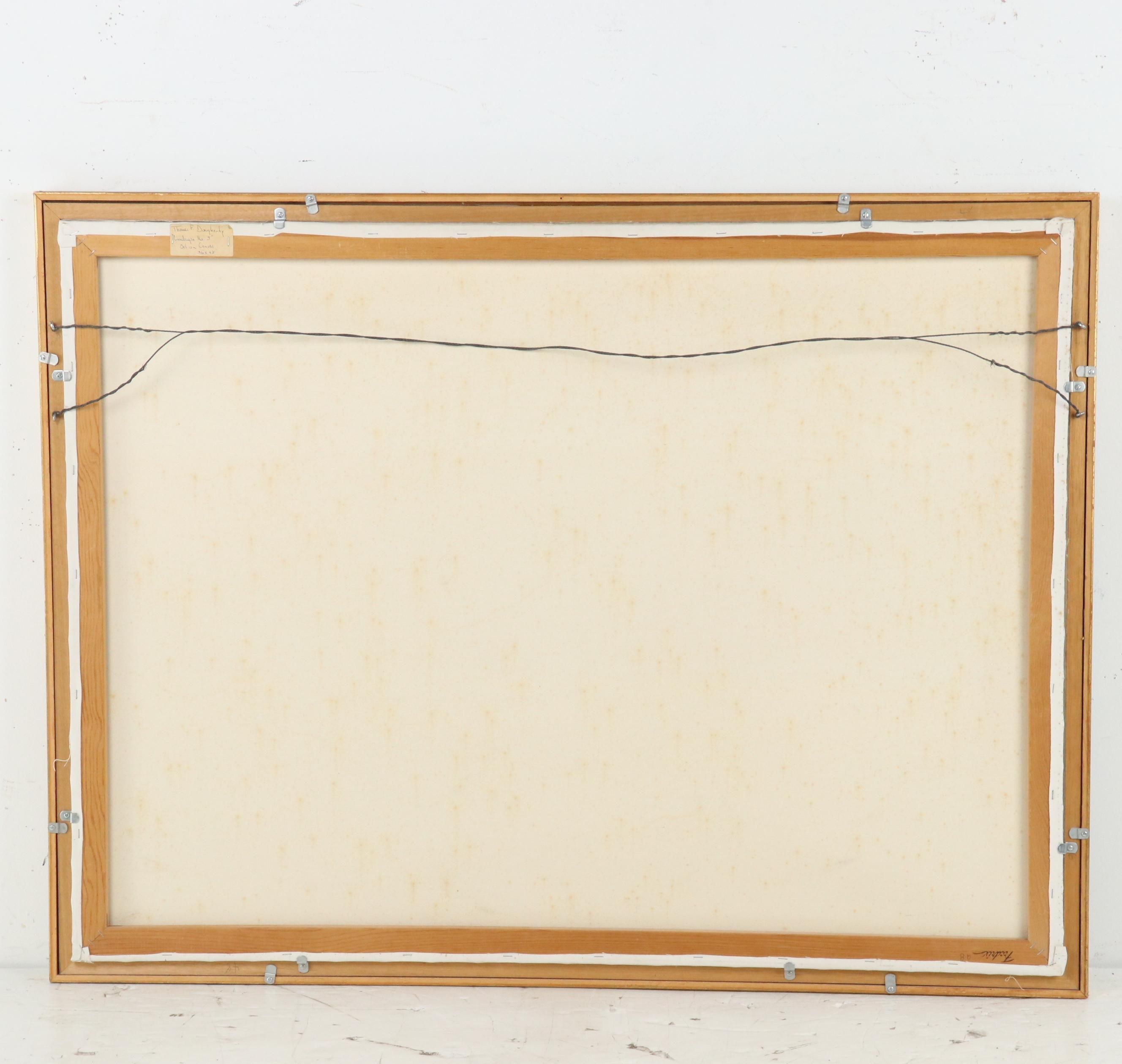 Thomas Dougherty Oil Painting "Landscape No. 3"