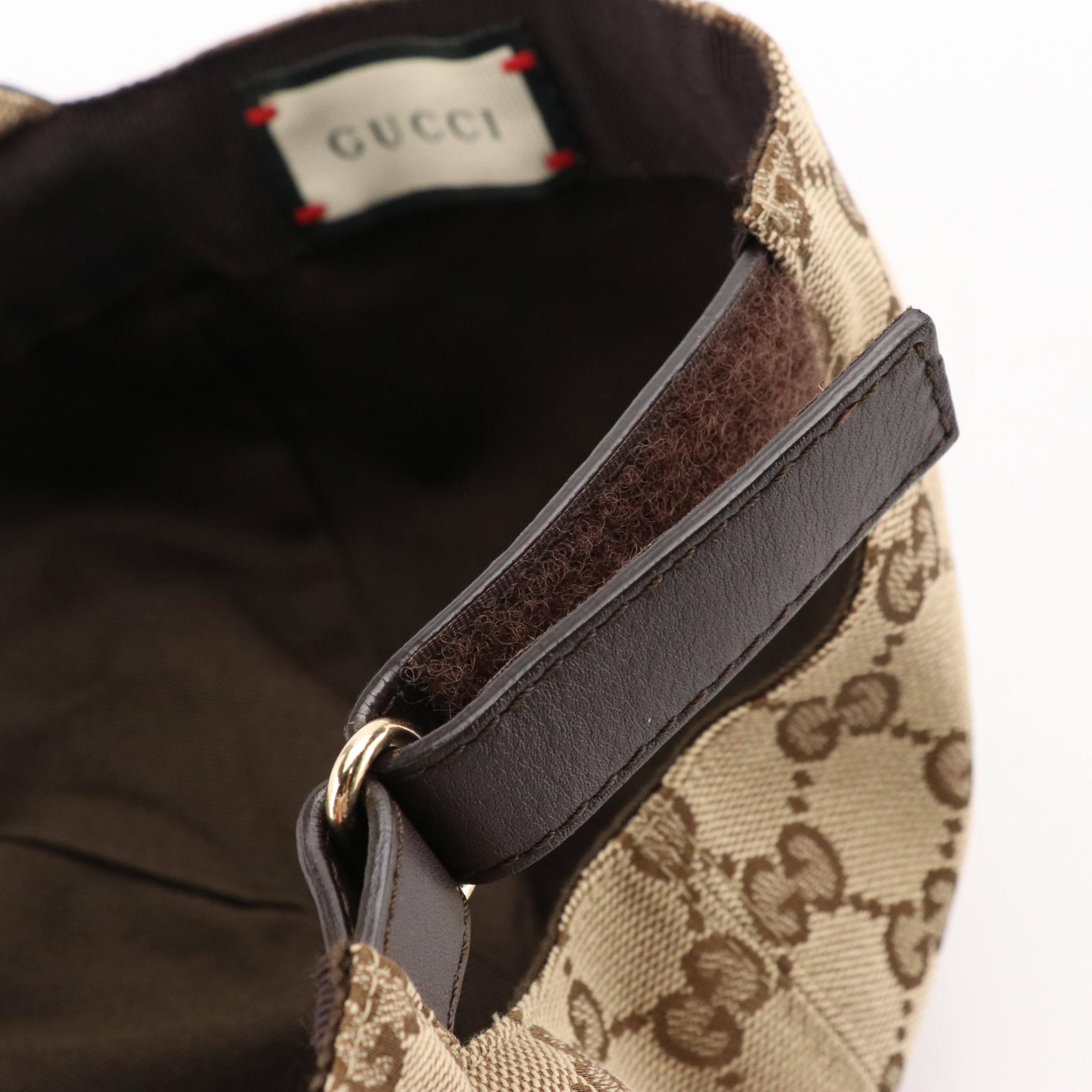 Gucci Web Striped GG Canvas Baseball Cap in Box