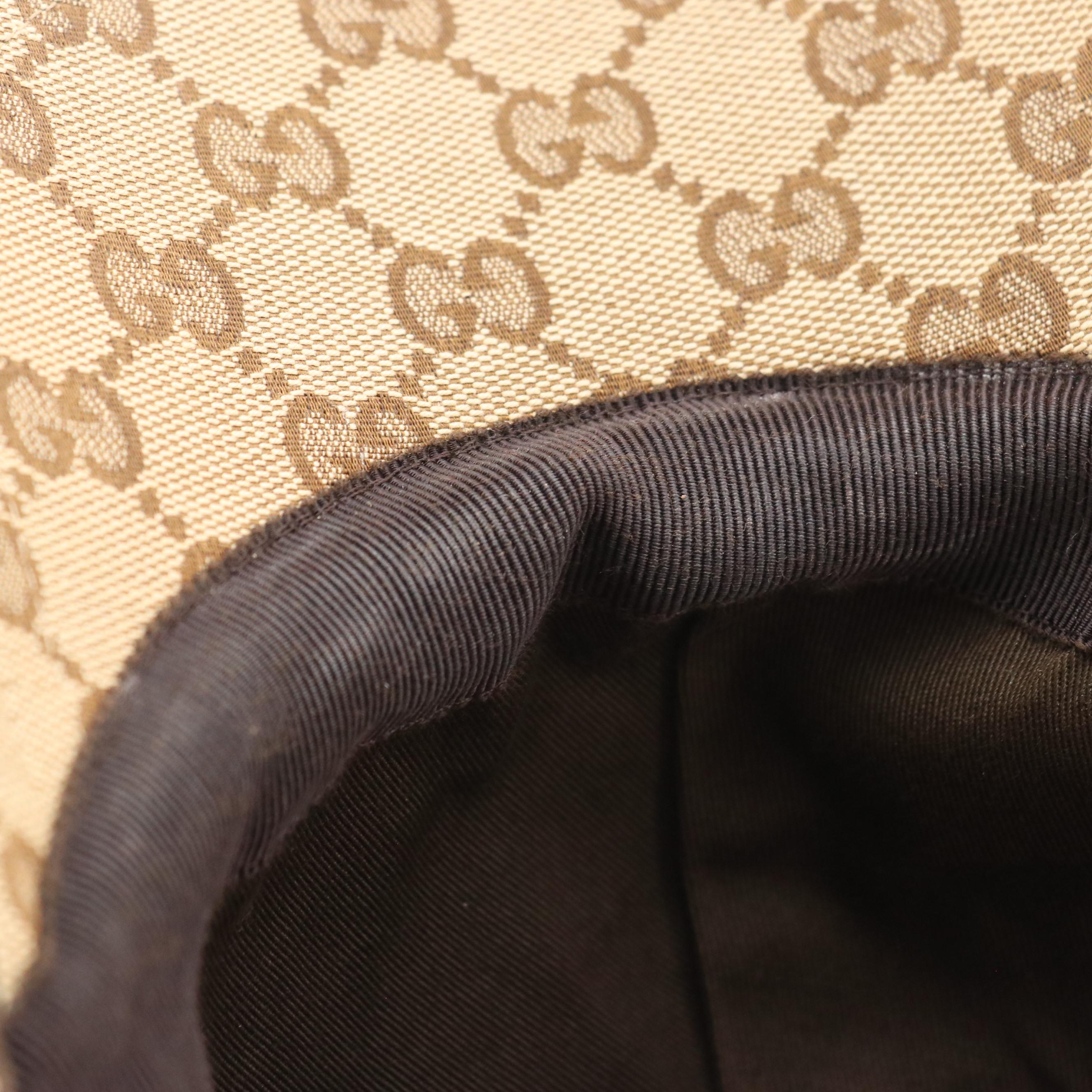 Gucci Web Striped GG Canvas Baseball Cap in Box