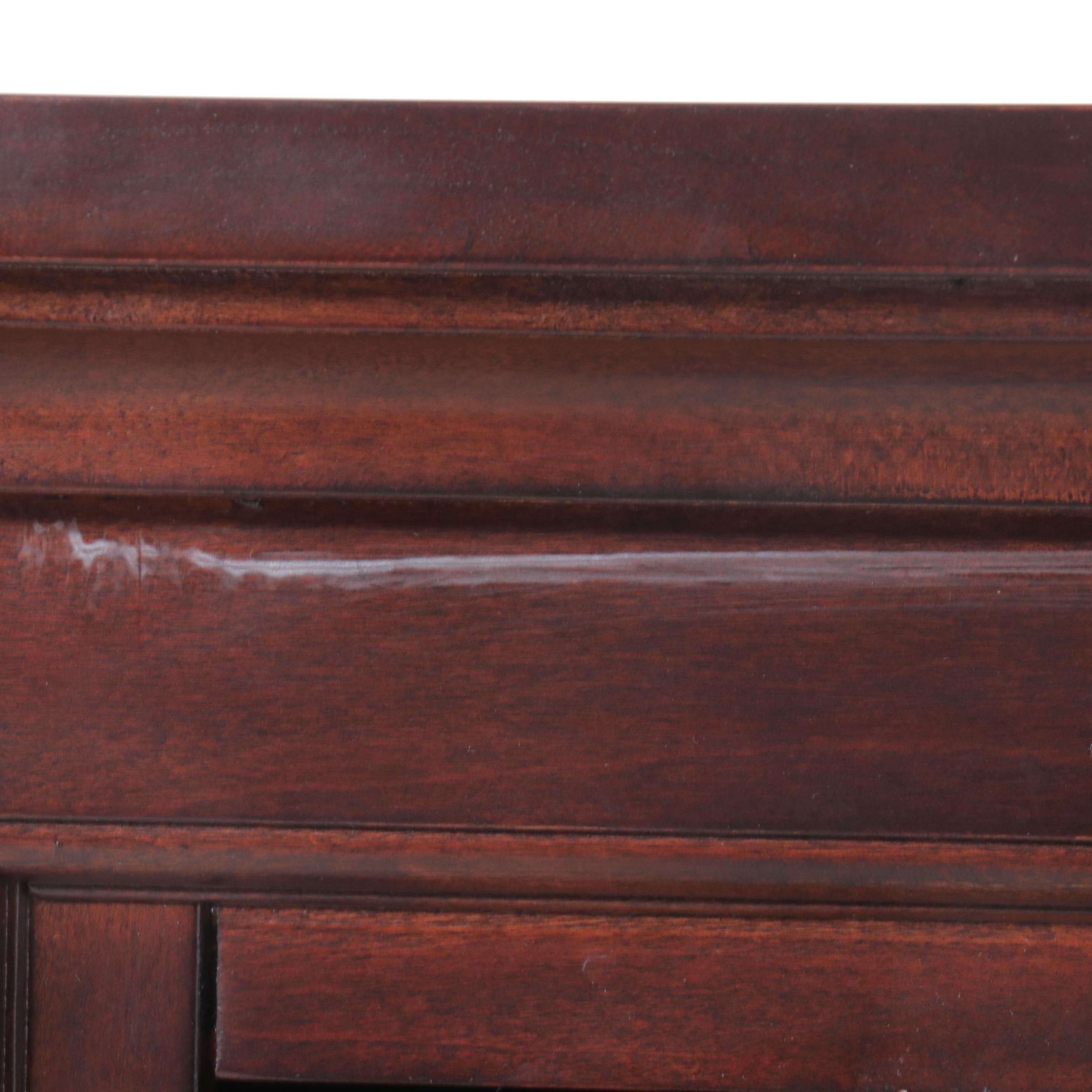 Klaussner Mahogany Finished Dresser and Mirror, 2011