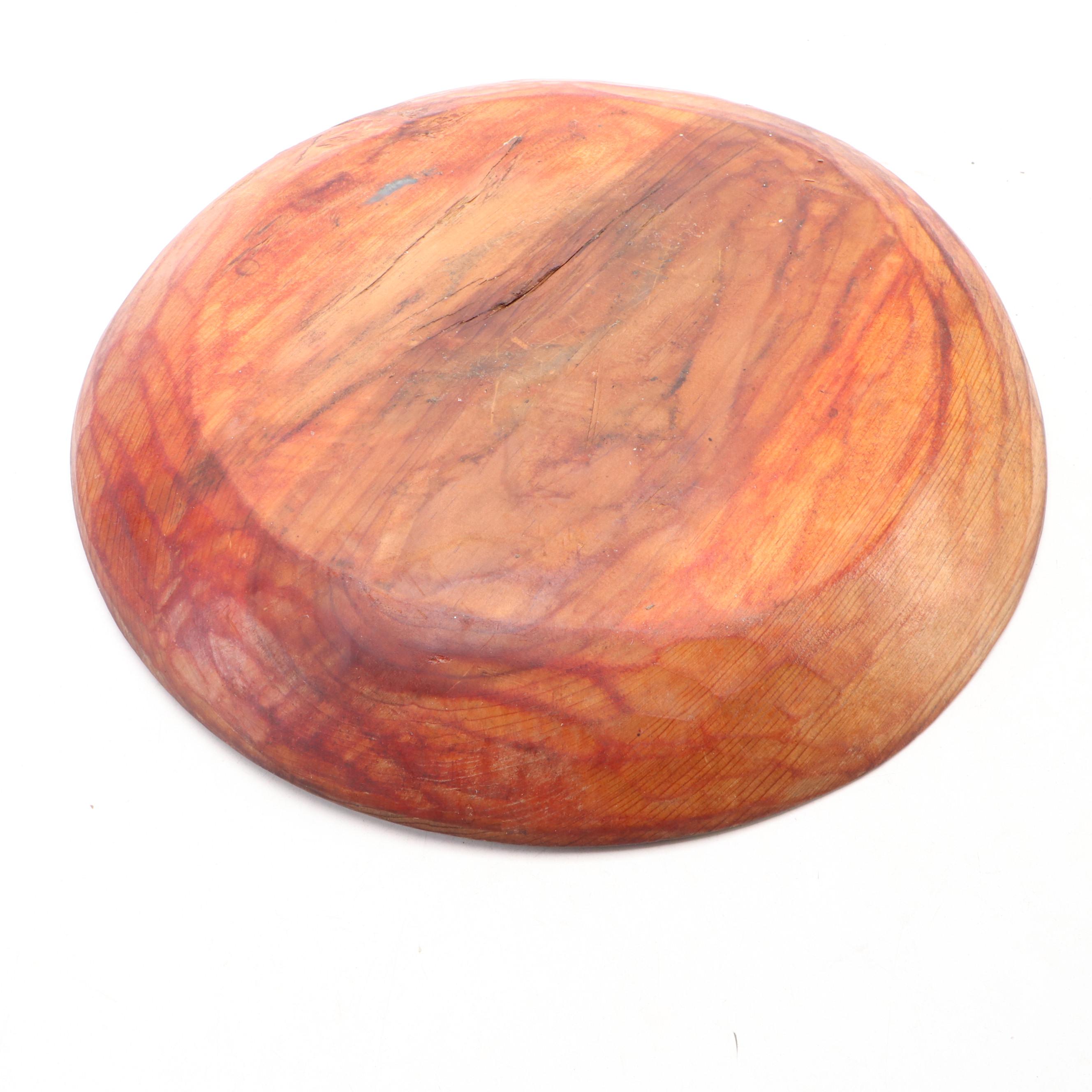 Handcrafted Turned Wood Bowl