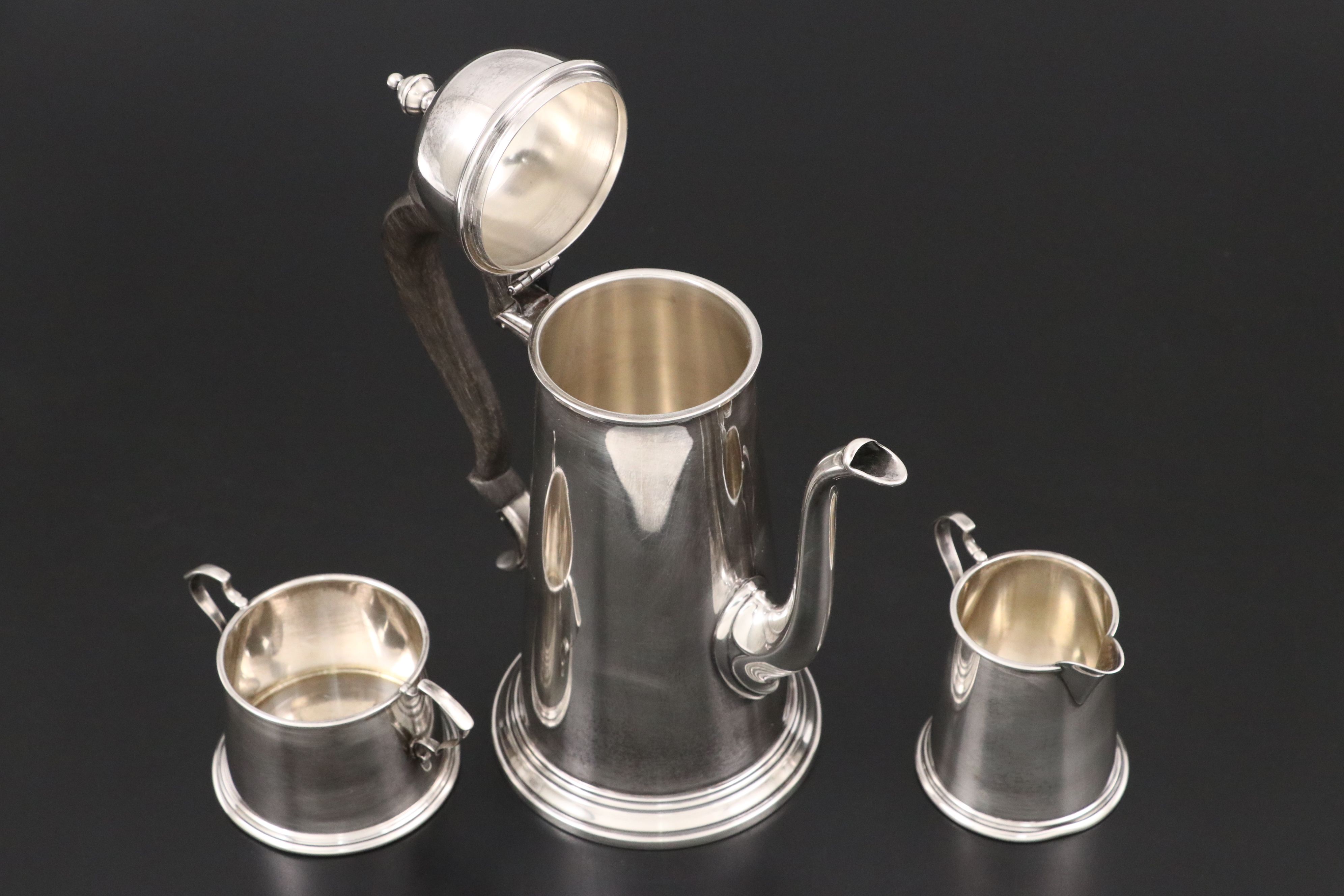 American Sterling Coffee Service with Watson "Exemplar" Sterling Coffee Pot