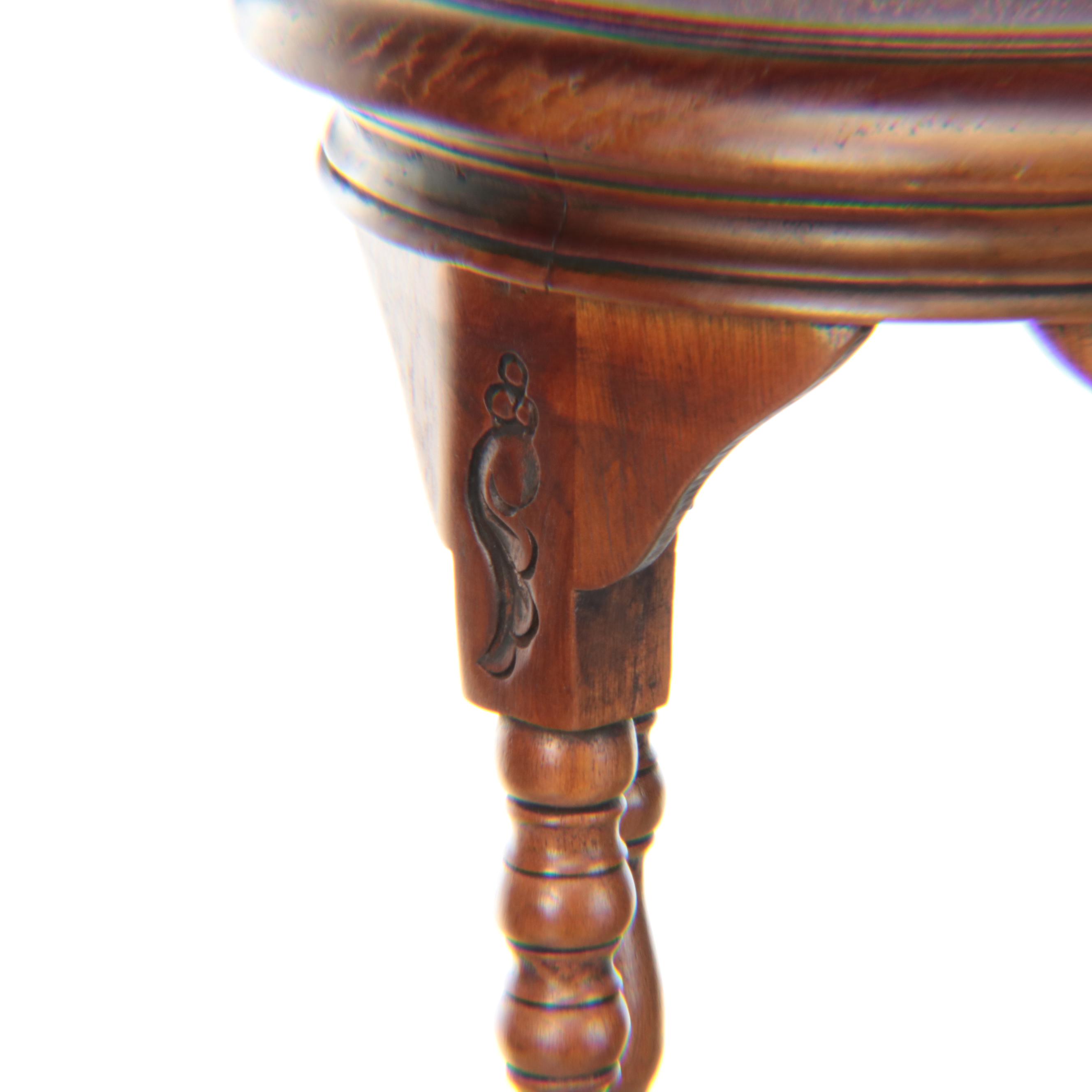 Wooden Barley Twist Plant Stand