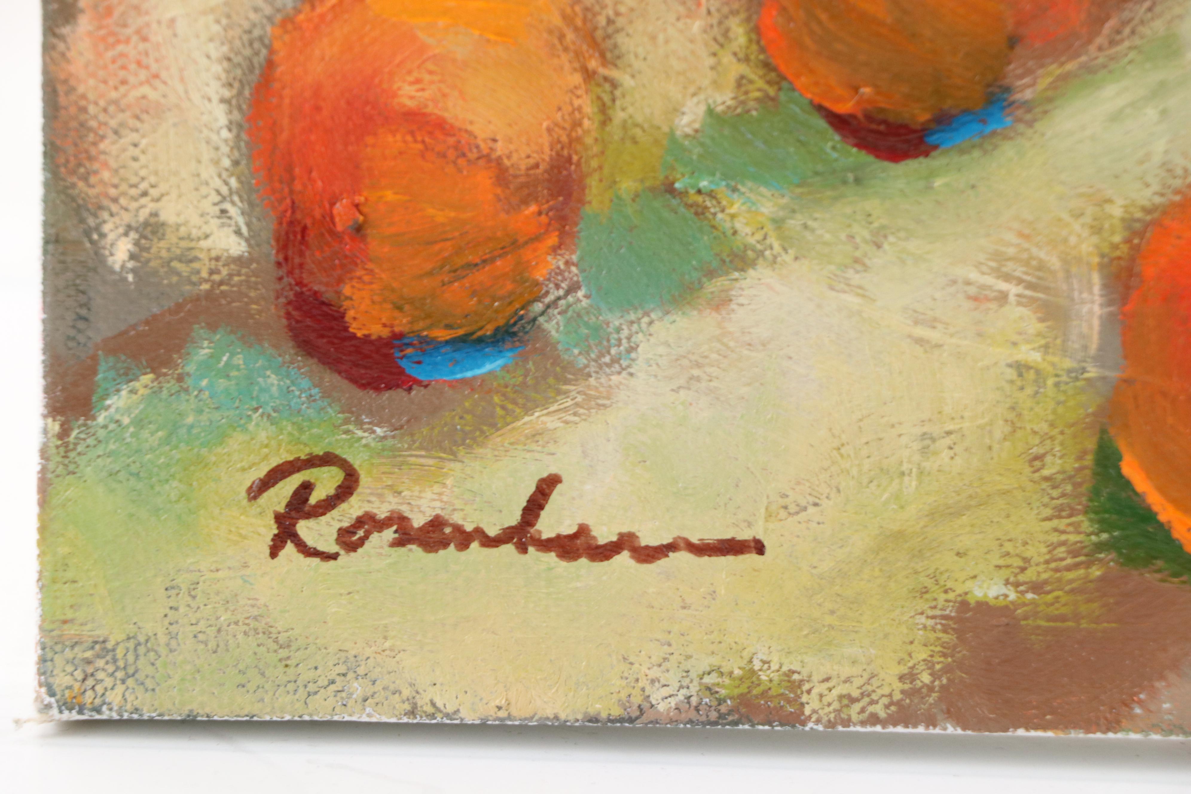 Sally Rosenbaum Still Life Oil Painting, 21st Century