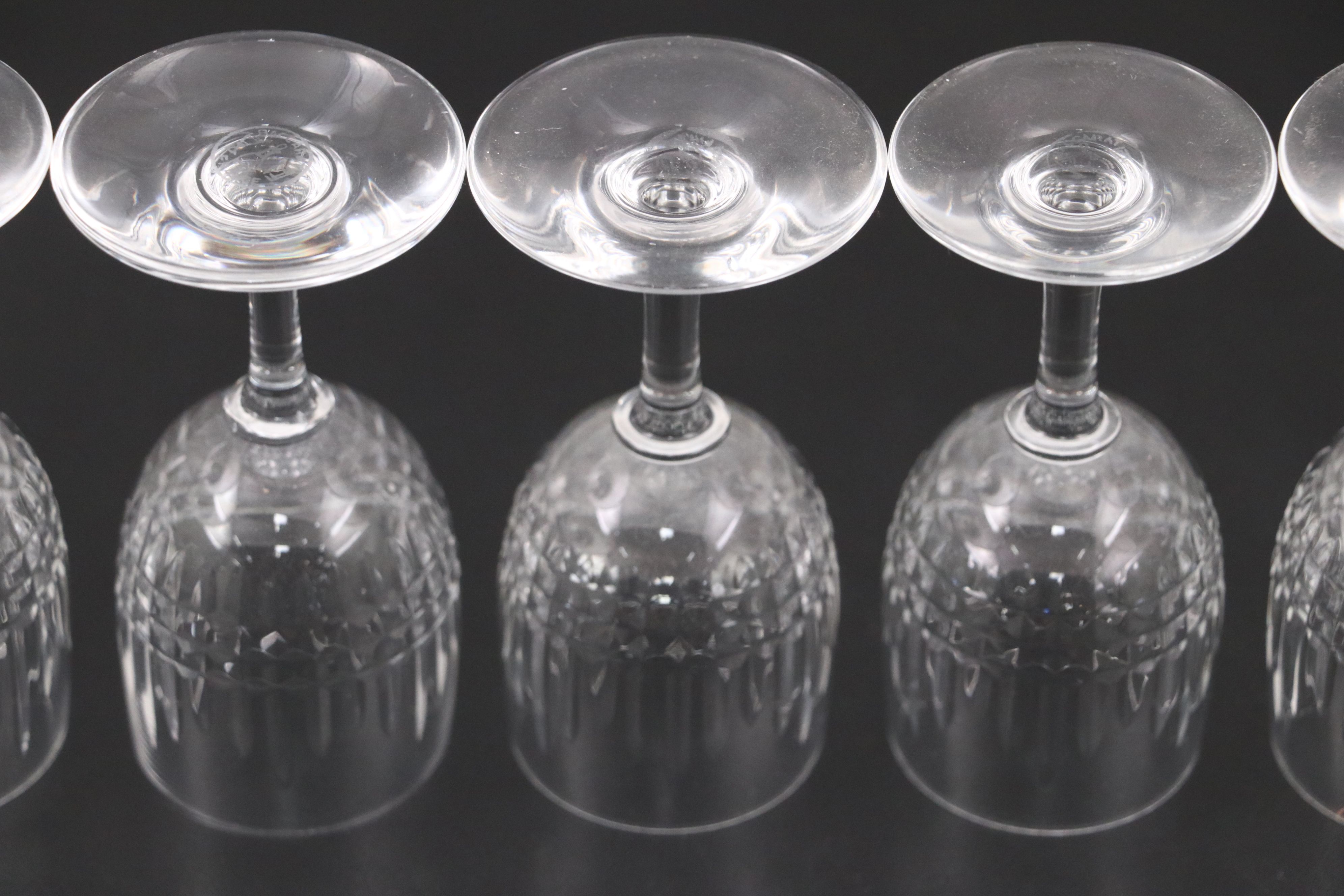 Baccarat "Nancy" Decanter and Cordials with Watson & Gilliot Tray