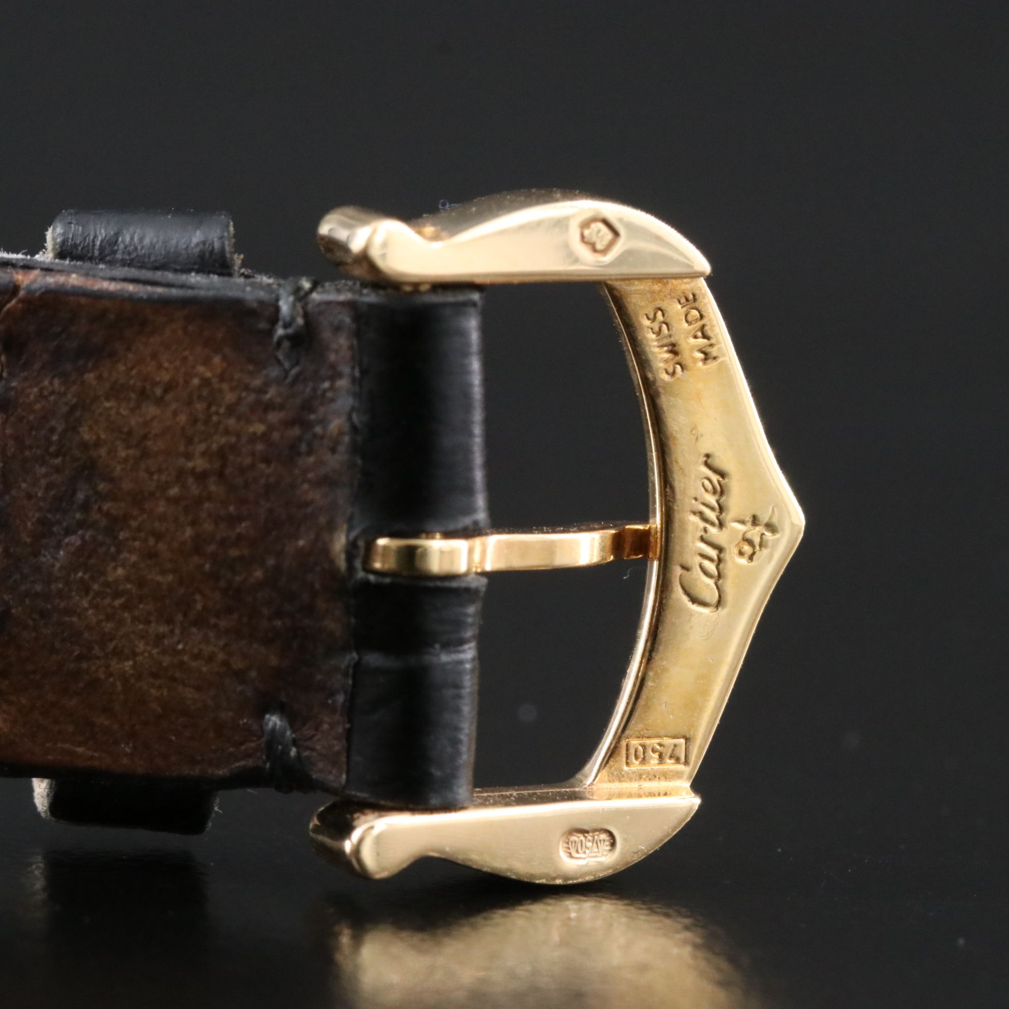 Cartier Tank Americaine 18K Gold Watch