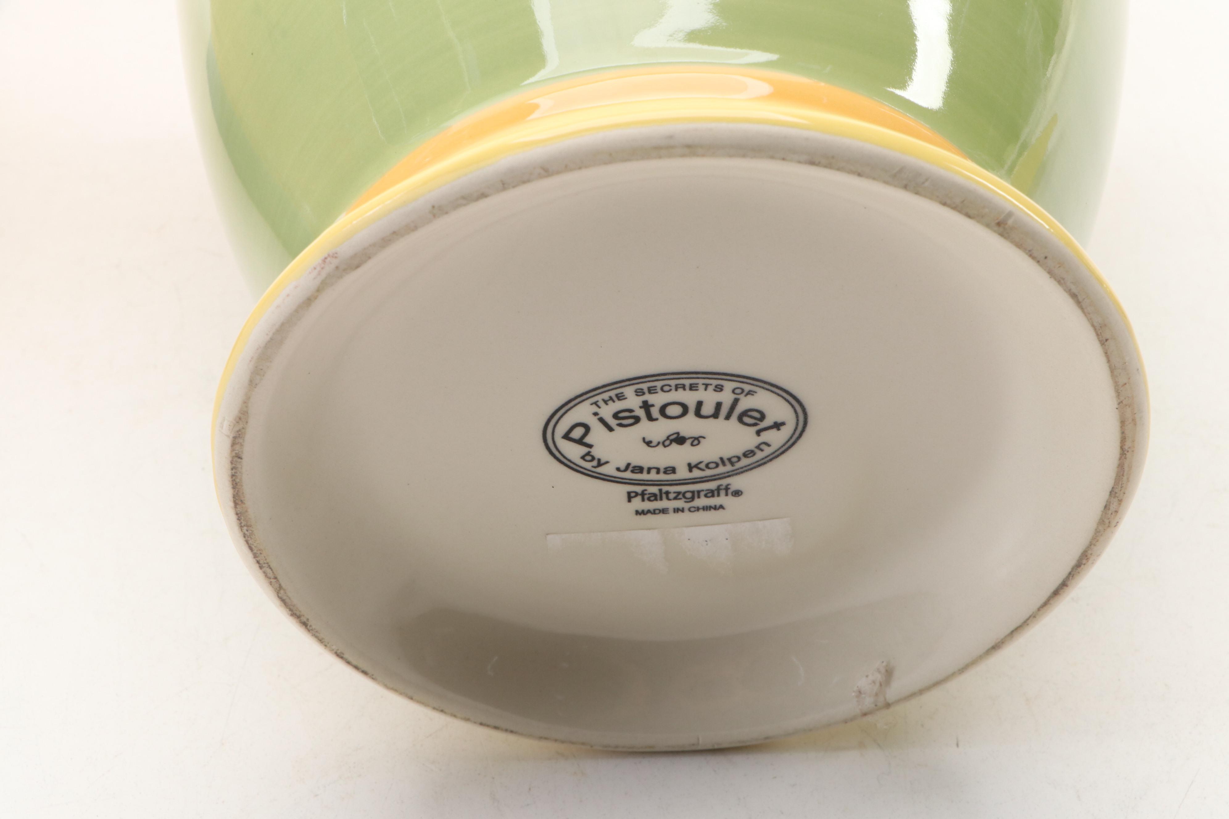 Pfaltzgraff "Pistoulet" Ceramic Jars, Pitchers and Other Kitchen Décor