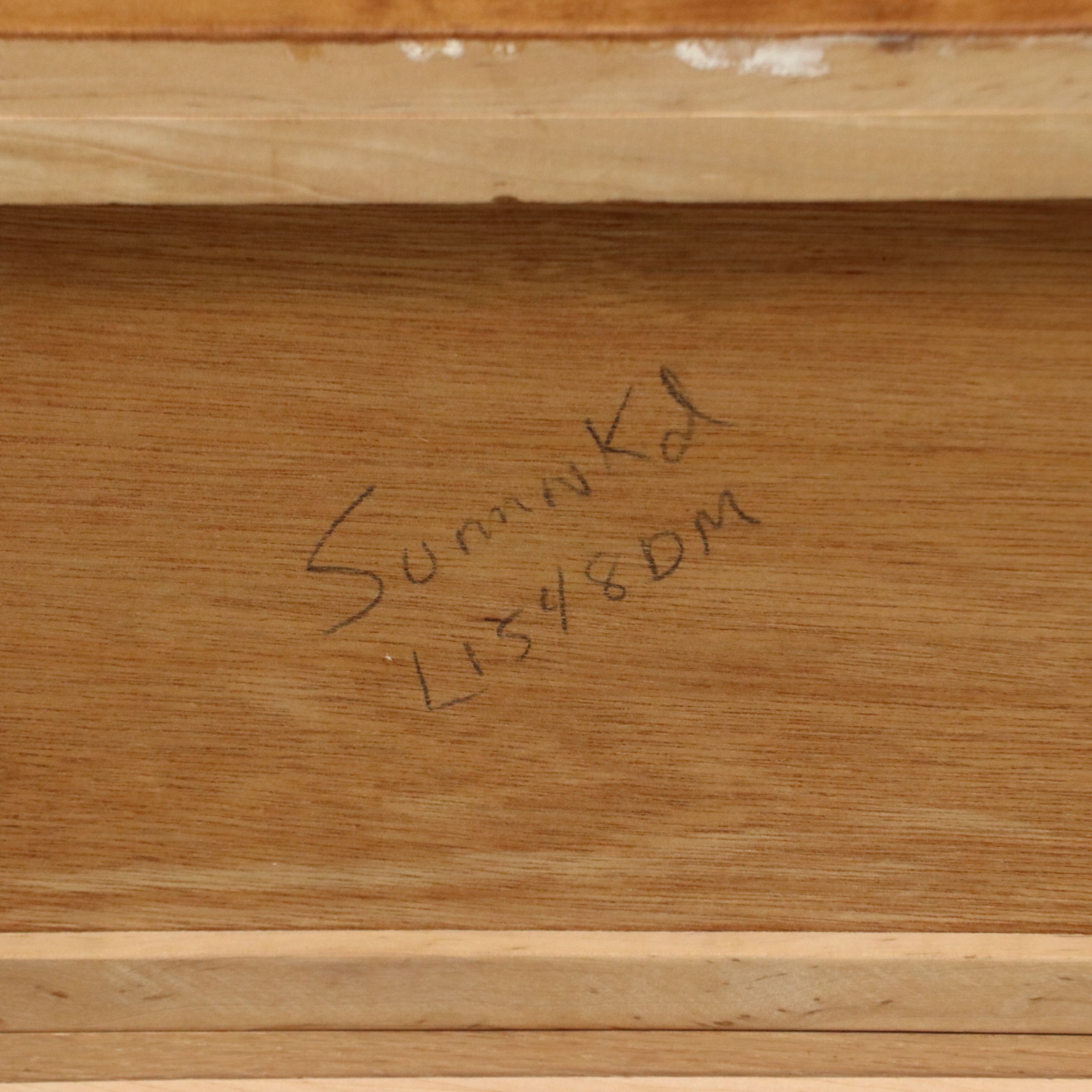 Shaker Style Wooden Two Drawer Console Table