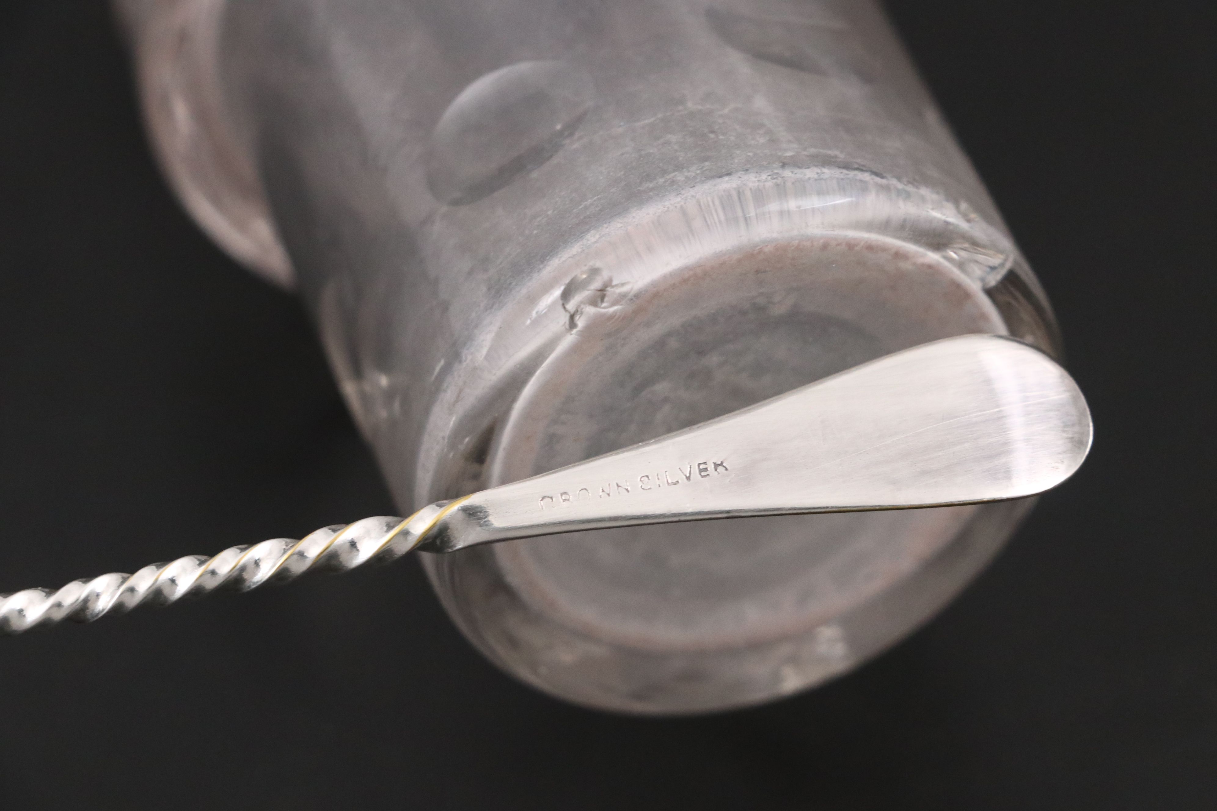 Aesthetic Movement Silver Plate and Glass Cruet Set, Late 19th Century