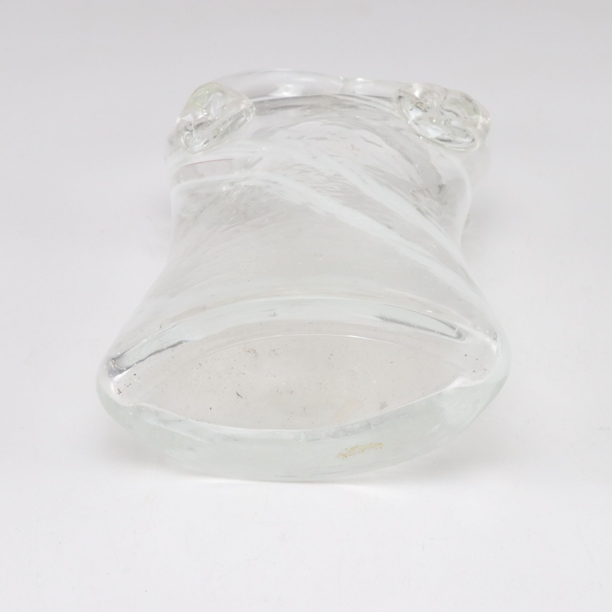 Murano Style Pink Confetti Purse Vase with More Hand-Blown Art Glass Handbags