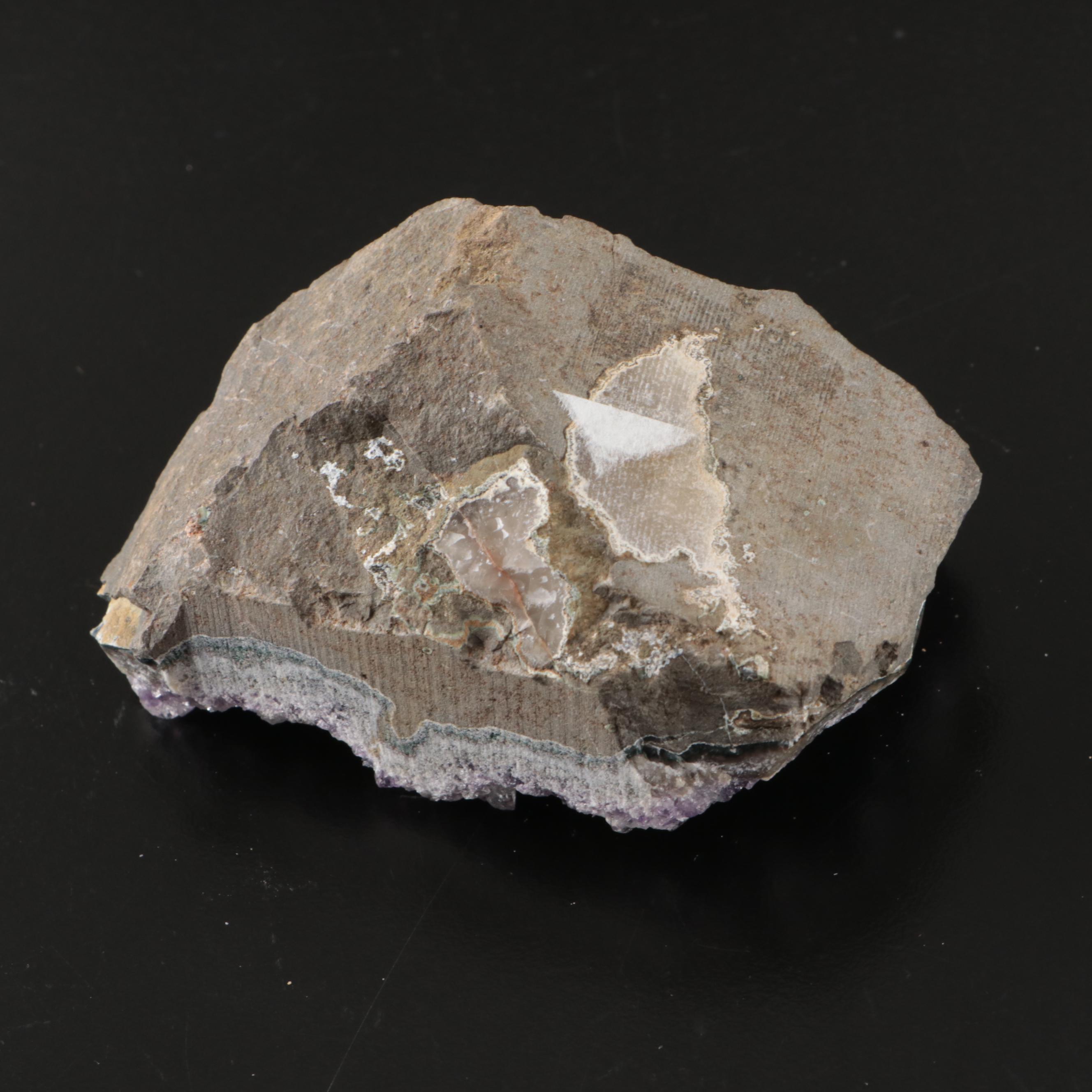 Amethyst, Selenite, Blue Calcite and Quartz Specimens