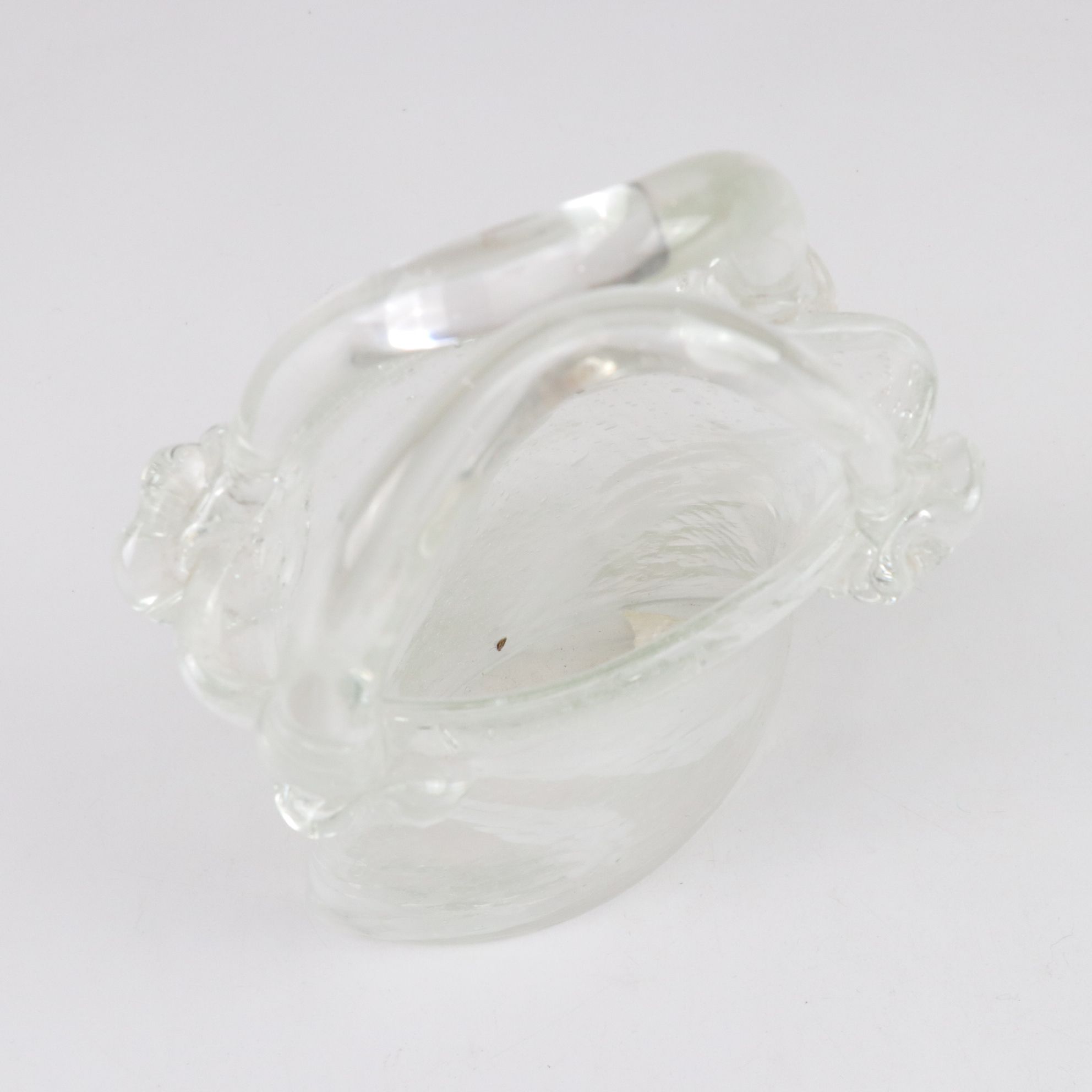 Murano Style Pink Confetti Purse Vase with More Hand-Blown Art Glass Handbags