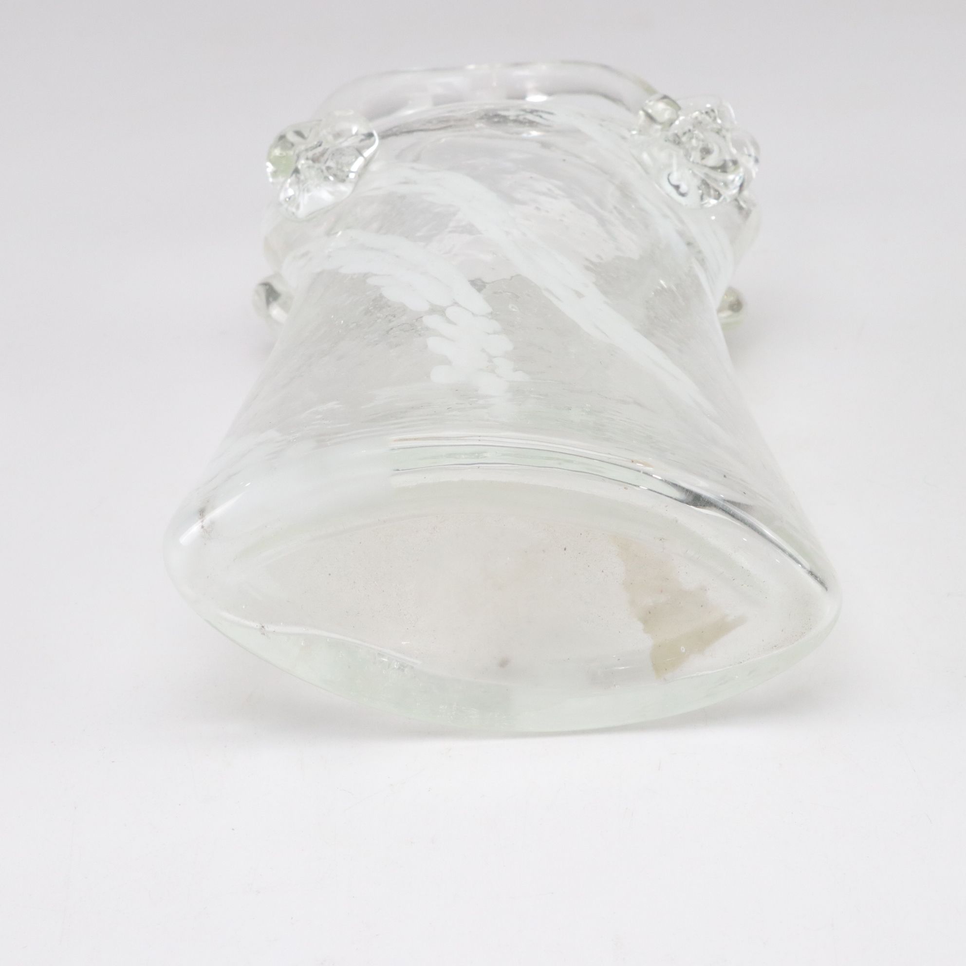 Murano Style Pink Confetti Purse Vase with More Hand-Blown Art Glass Handbags