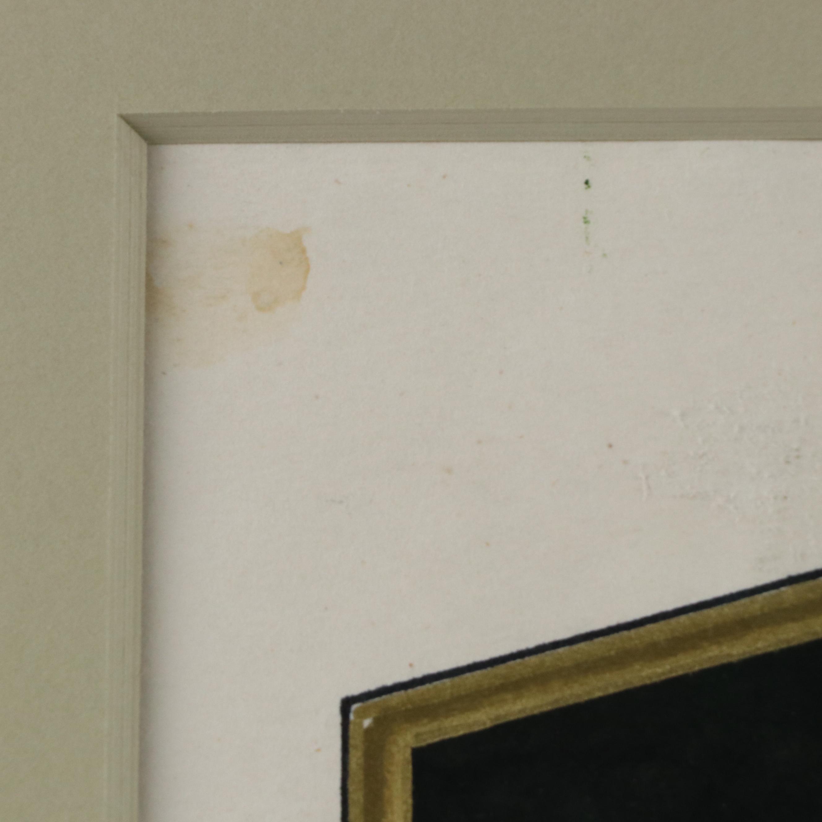 Andrei Gennadiev Hand-Colored Aquatint Etching "On the banks of the Neva"