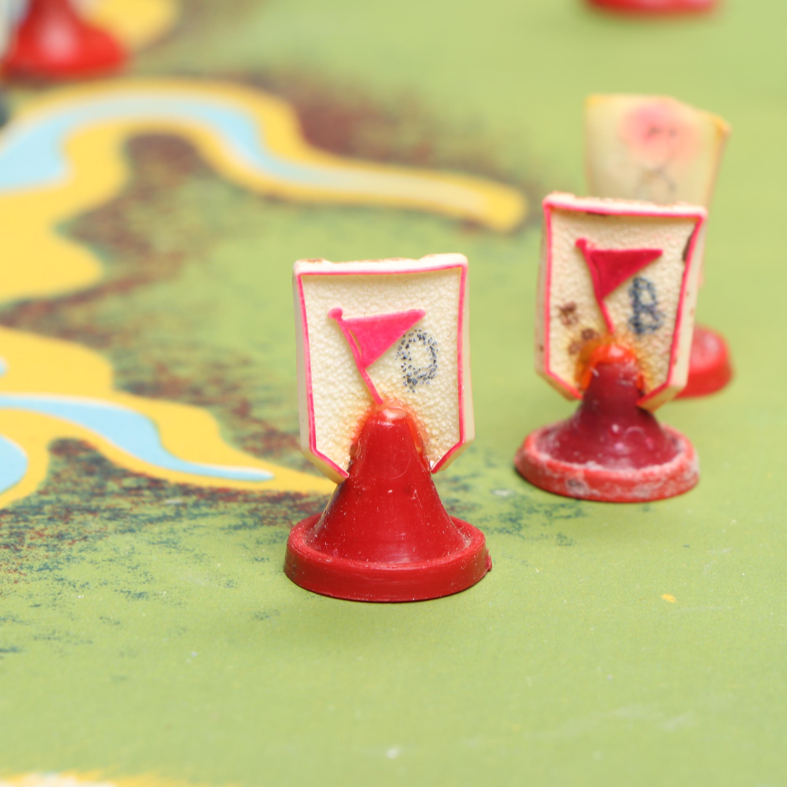 Corey Game Co. "Blockade" with Ahoy Series "Flotilla" Board Games, Mid-20th C.