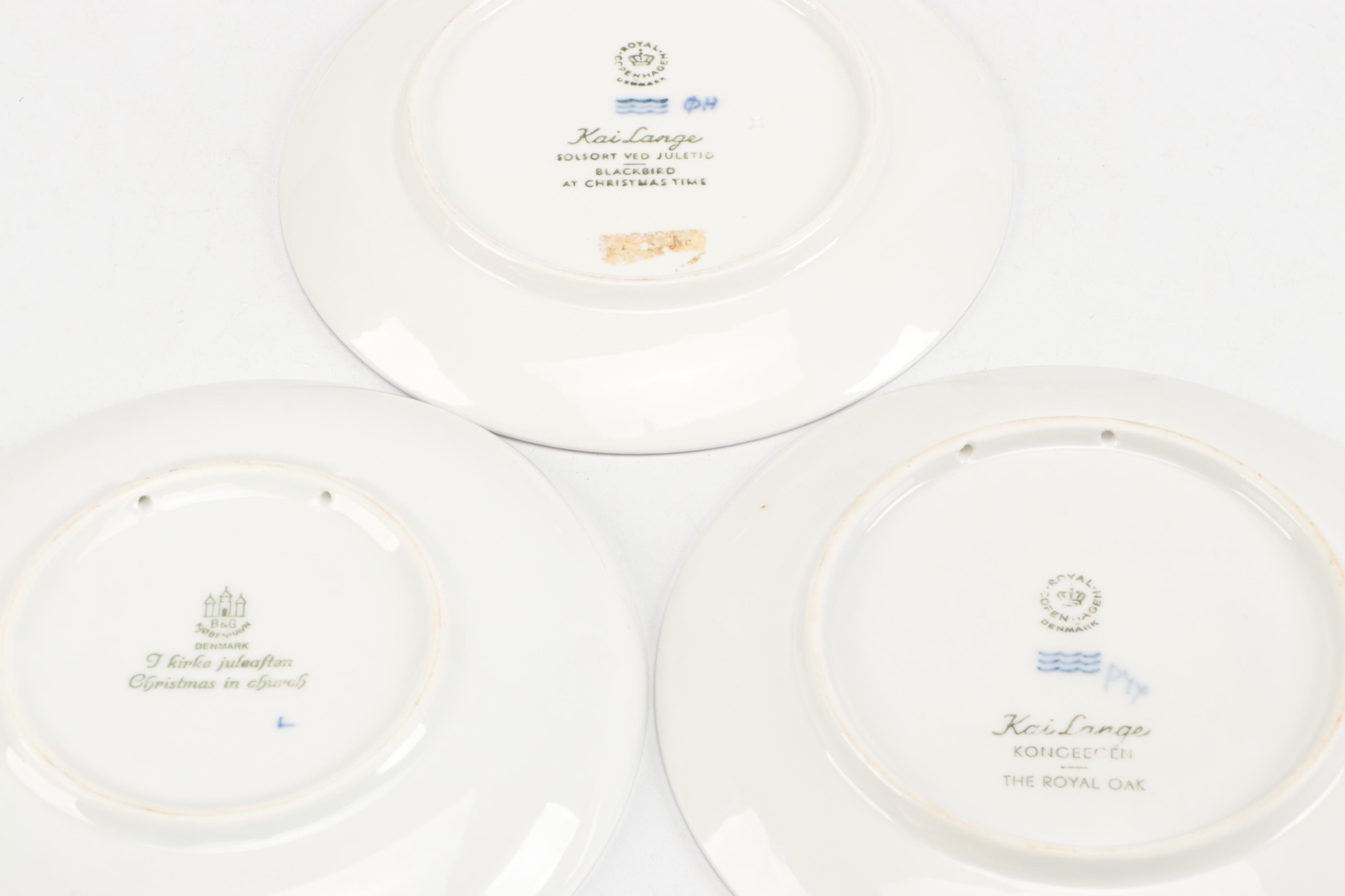 Bing & Grøndahl and Royal Copenhagen Porcelain Collector Plates