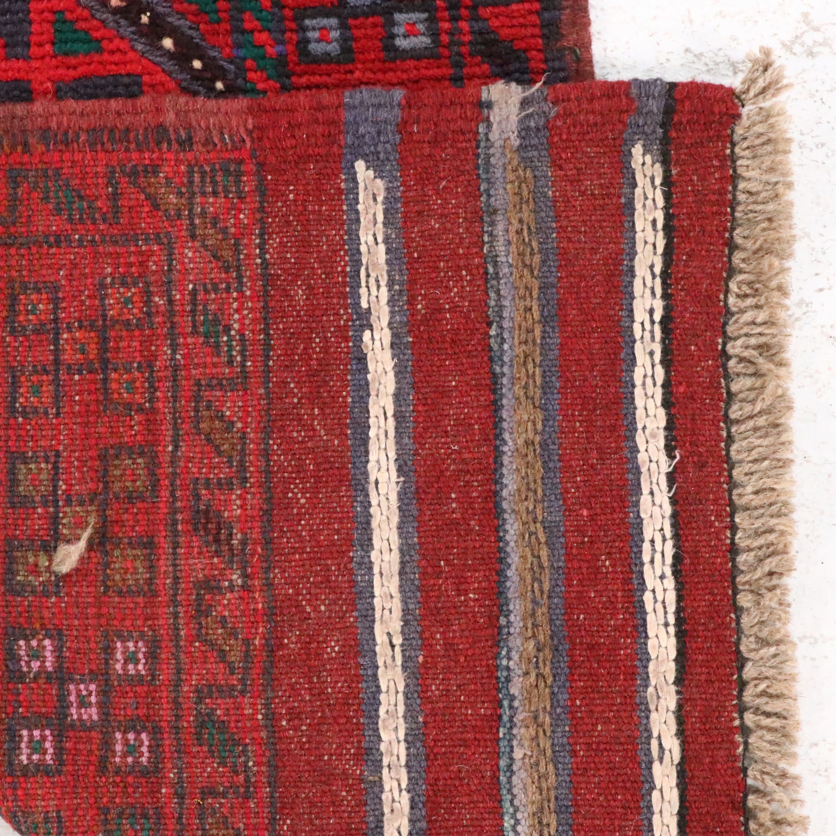 2' x 8'4 Handwoven Afghan Mashwani Carpet Runner