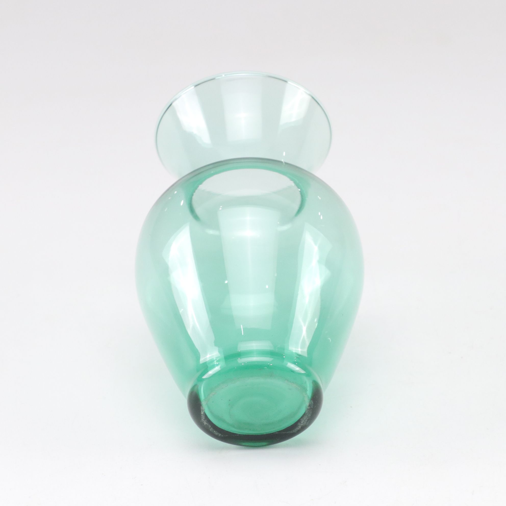 Spiral Blown Glass Flower Vases