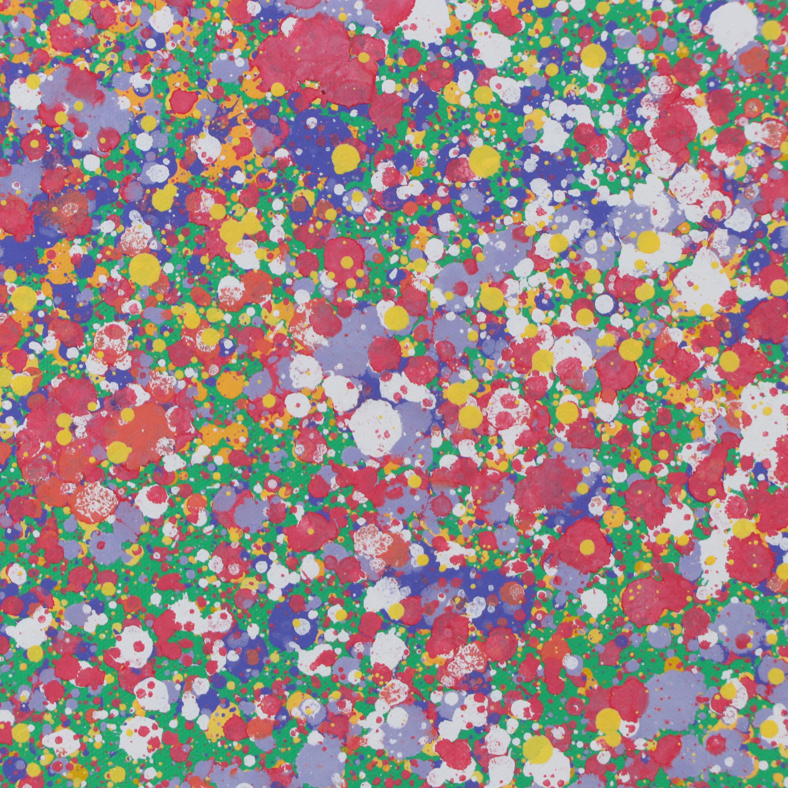 Jason Michael Durham Abstract Mixed Media Painting "Wildflowers," 2025