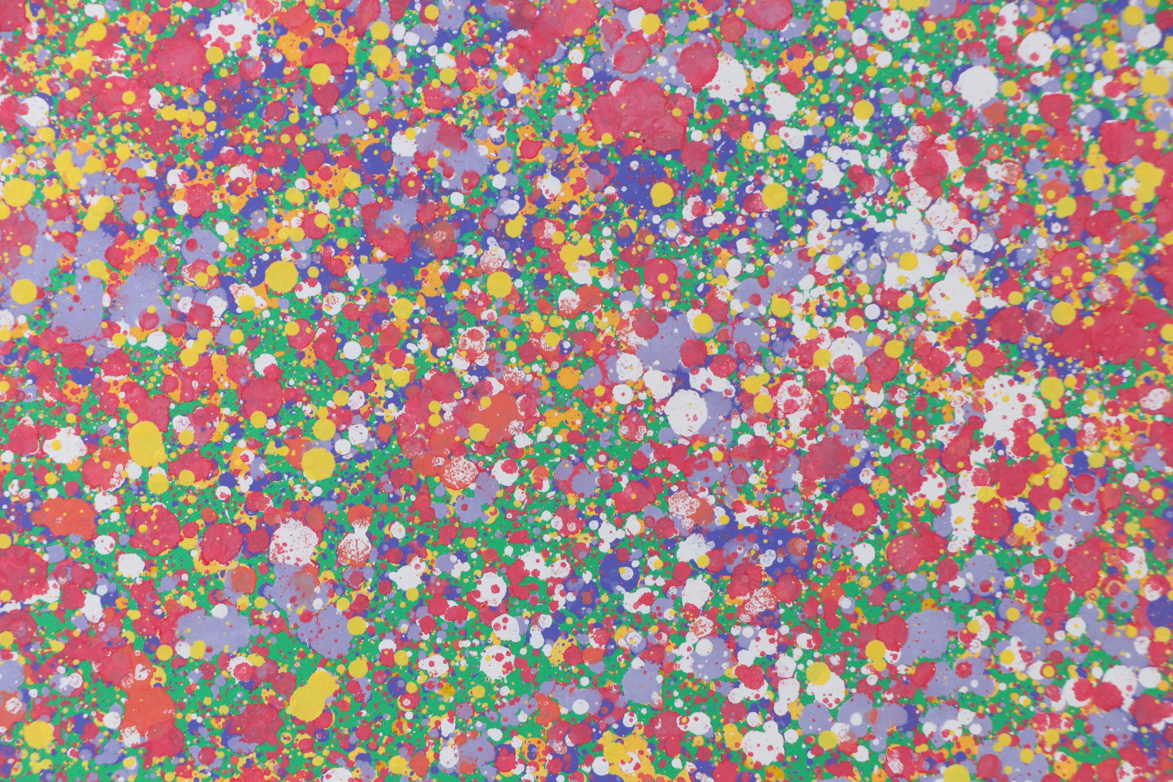 Jason Michael Durham Abstract Mixed Media Painting "Wildflowers," 2025