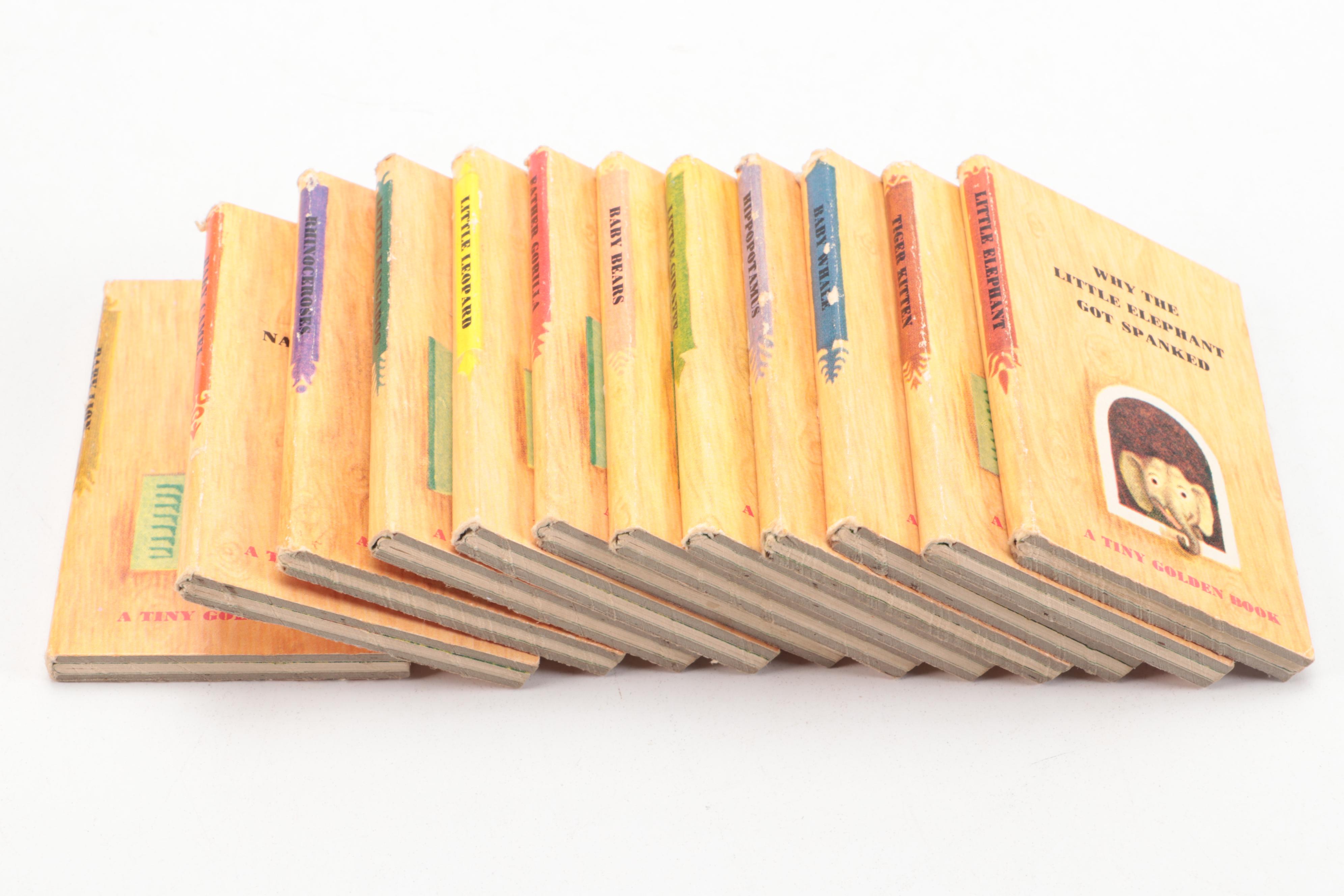 Tiny Golden Library "Tiny Animal Stories" Box Set by Dorothy Kunhardt, 1948