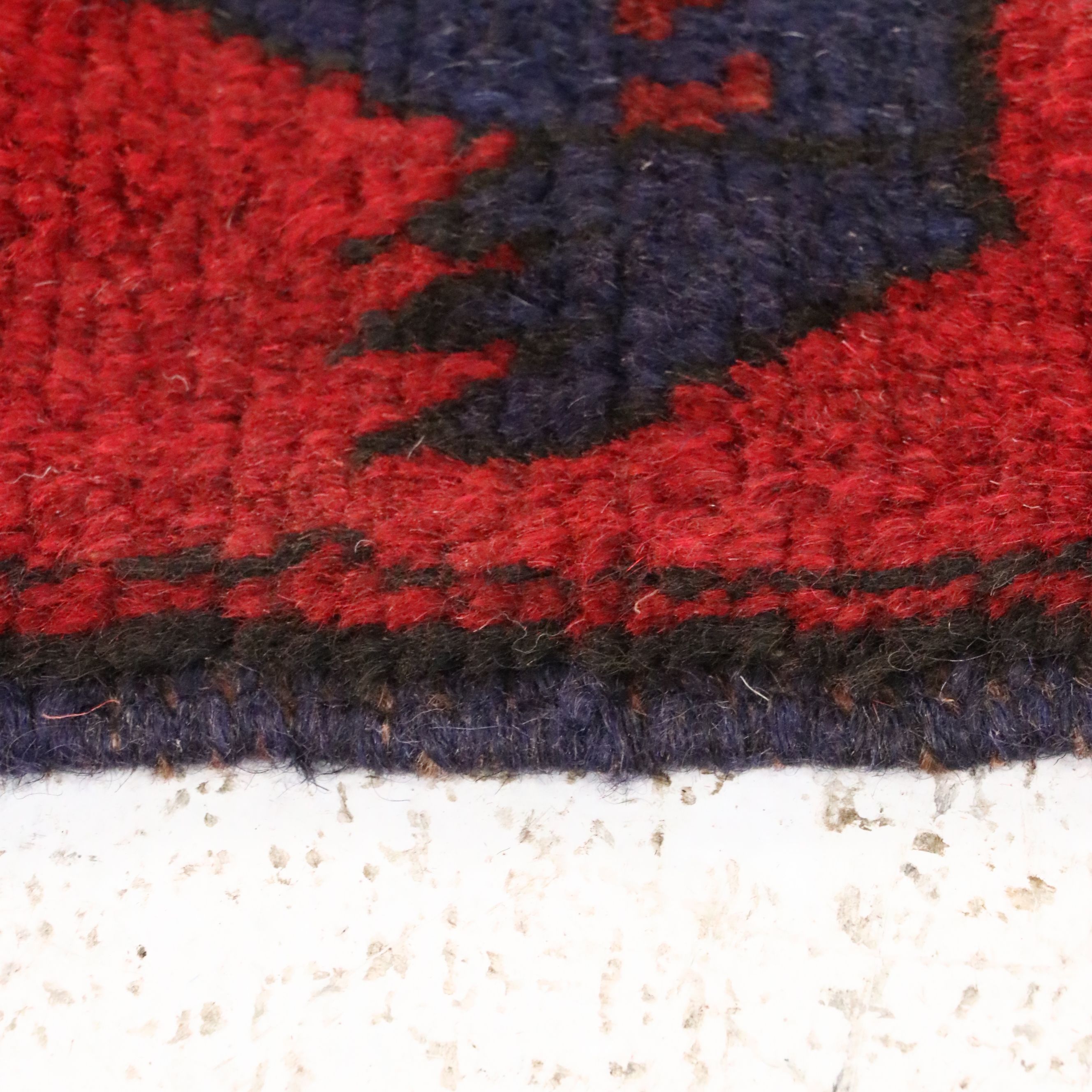 4'7 x 5'8 Hand-Knotted Afghan Pictorial Area Rug