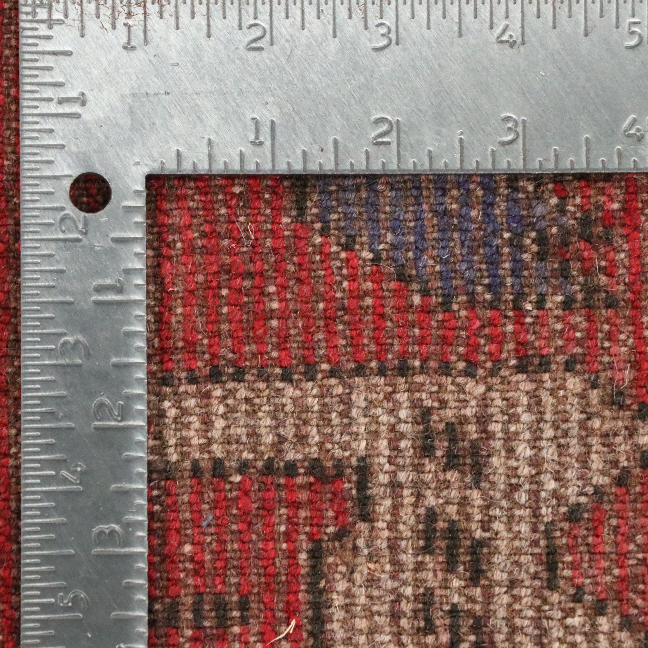 4'7 x 5'8 Hand-Knotted Afghan Pictorial Area Rug