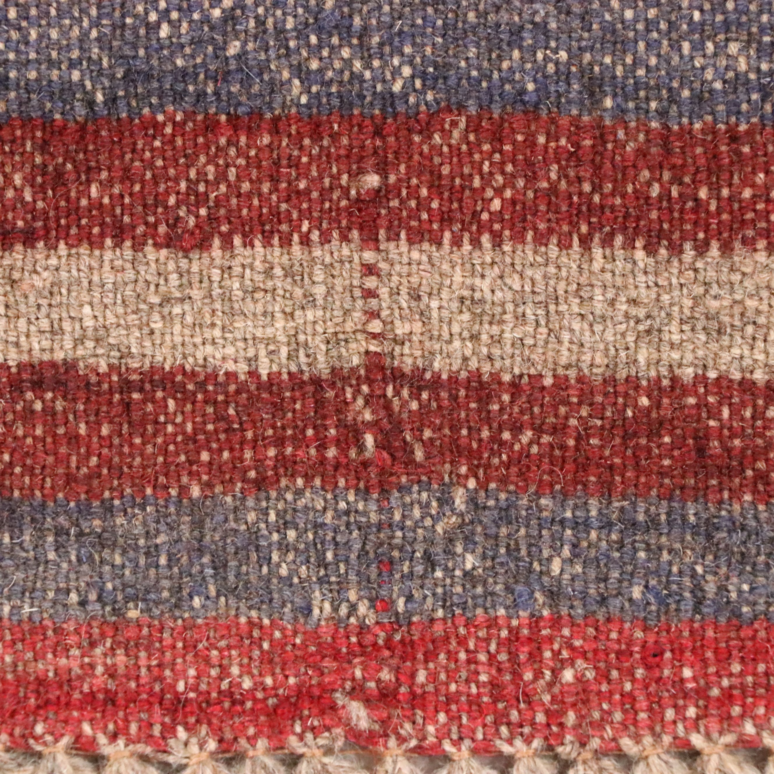 4'7 x 5'8 Hand-Knotted Afghan Pictorial Area Rug