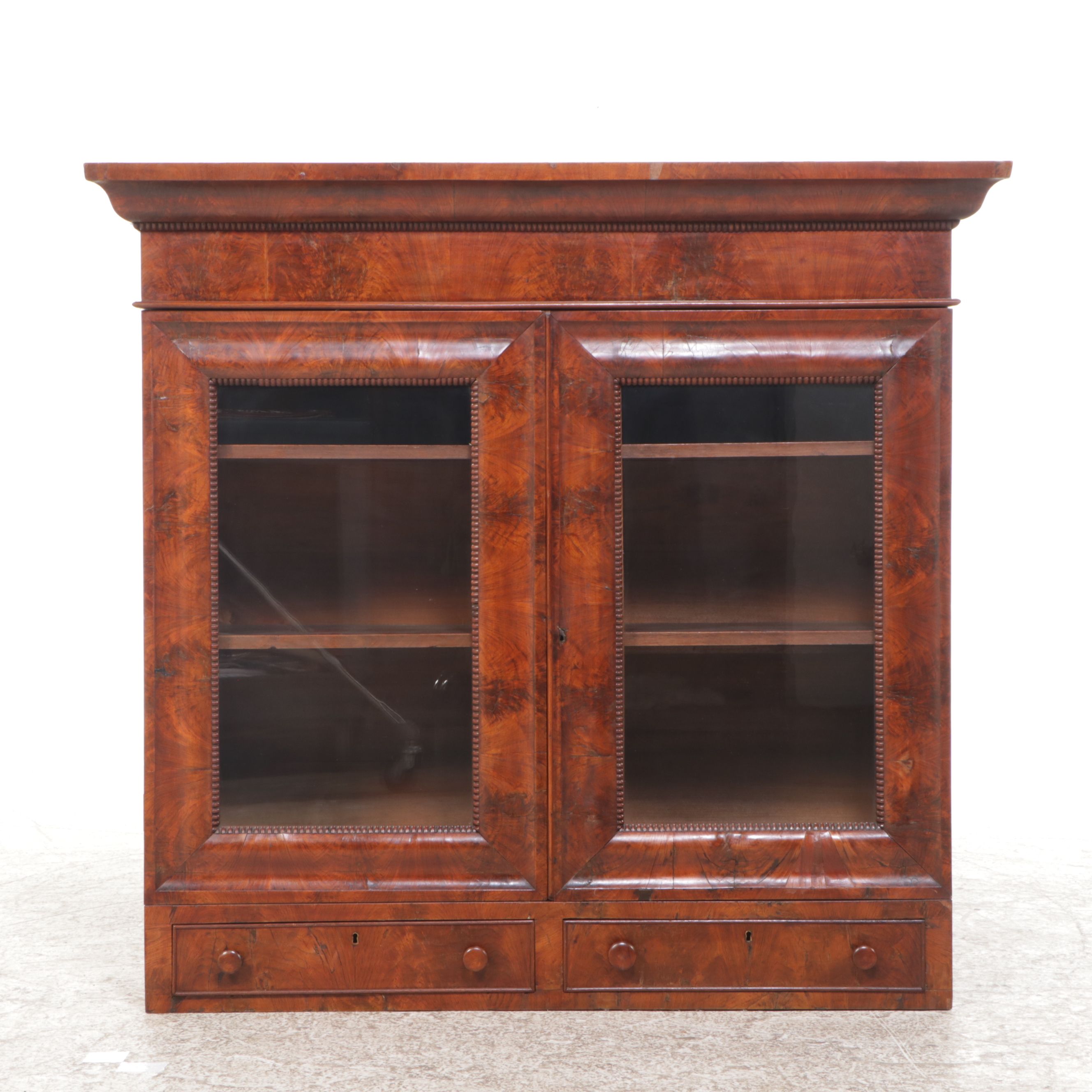 American Classical Mahogany Secretary Desk