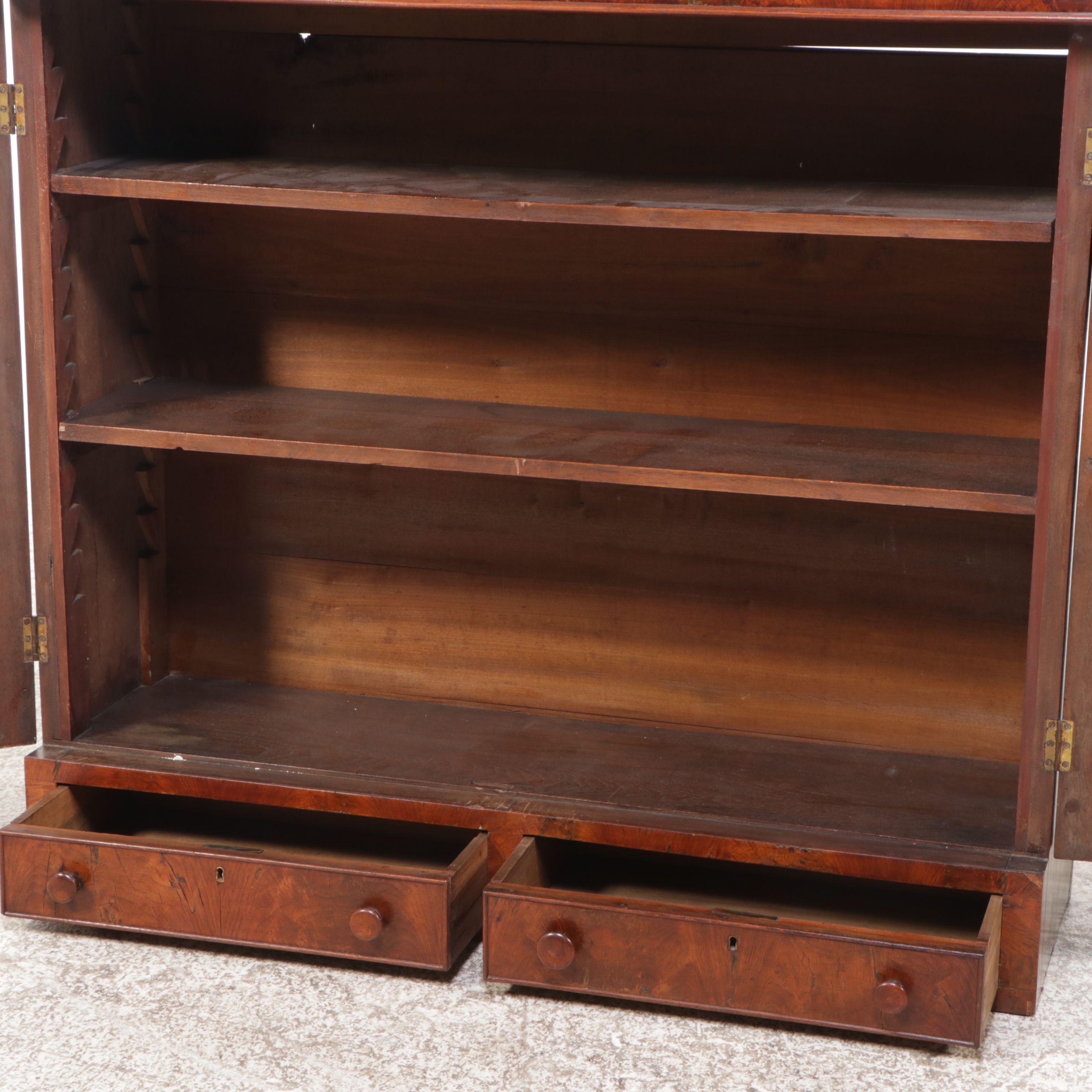 American Classical Mahogany Secretary Desk