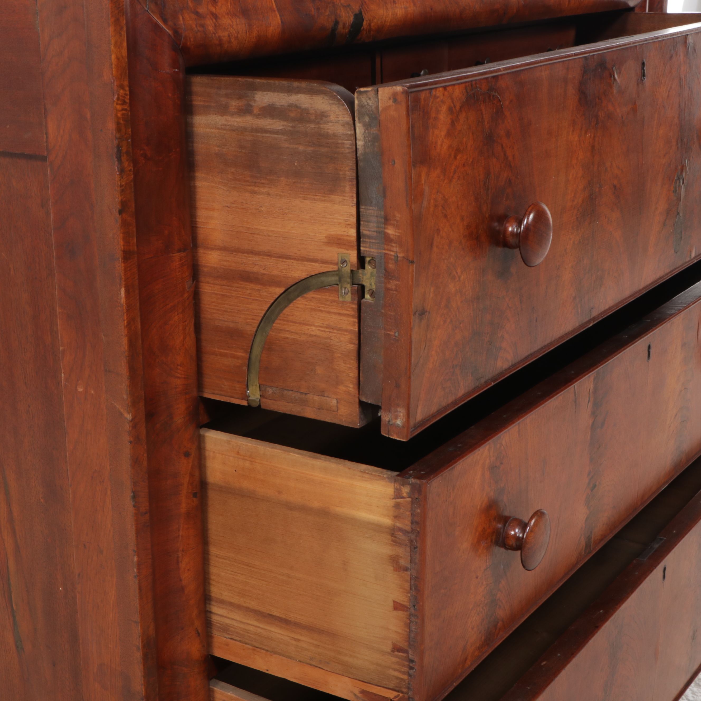 American Classical Mahogany Secretary Desk